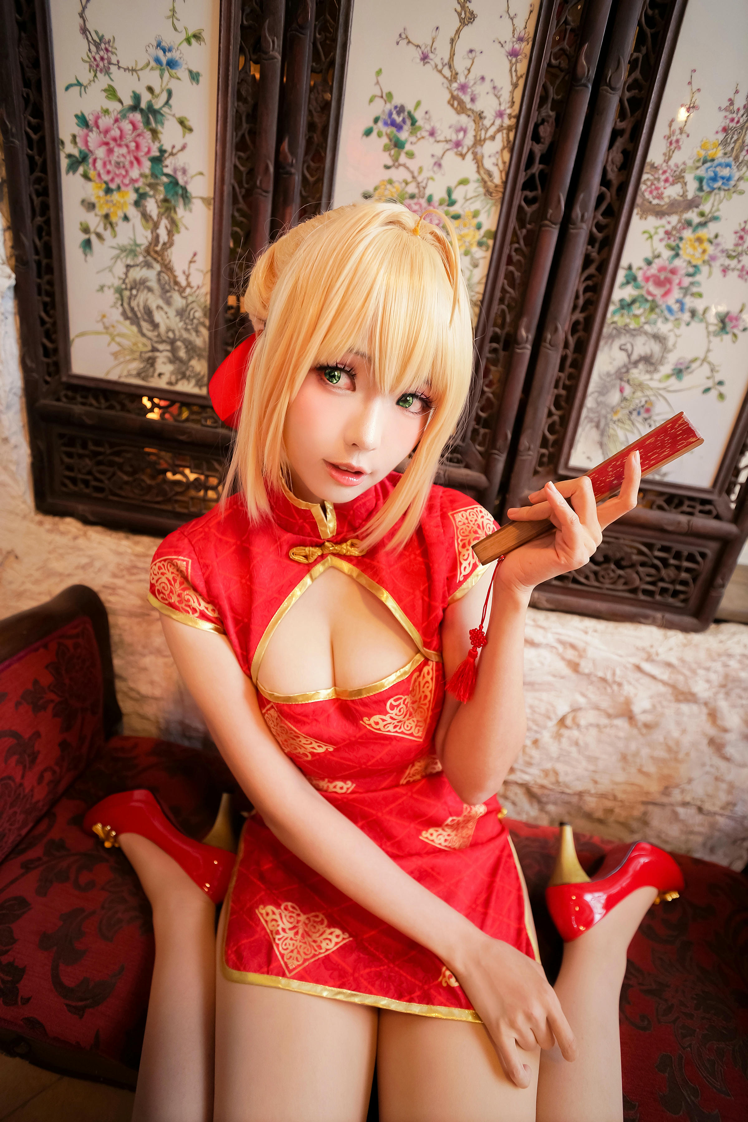 ElyEE子 NO.061 saber-红旗袍 [21P 128.81 MB]_第1集