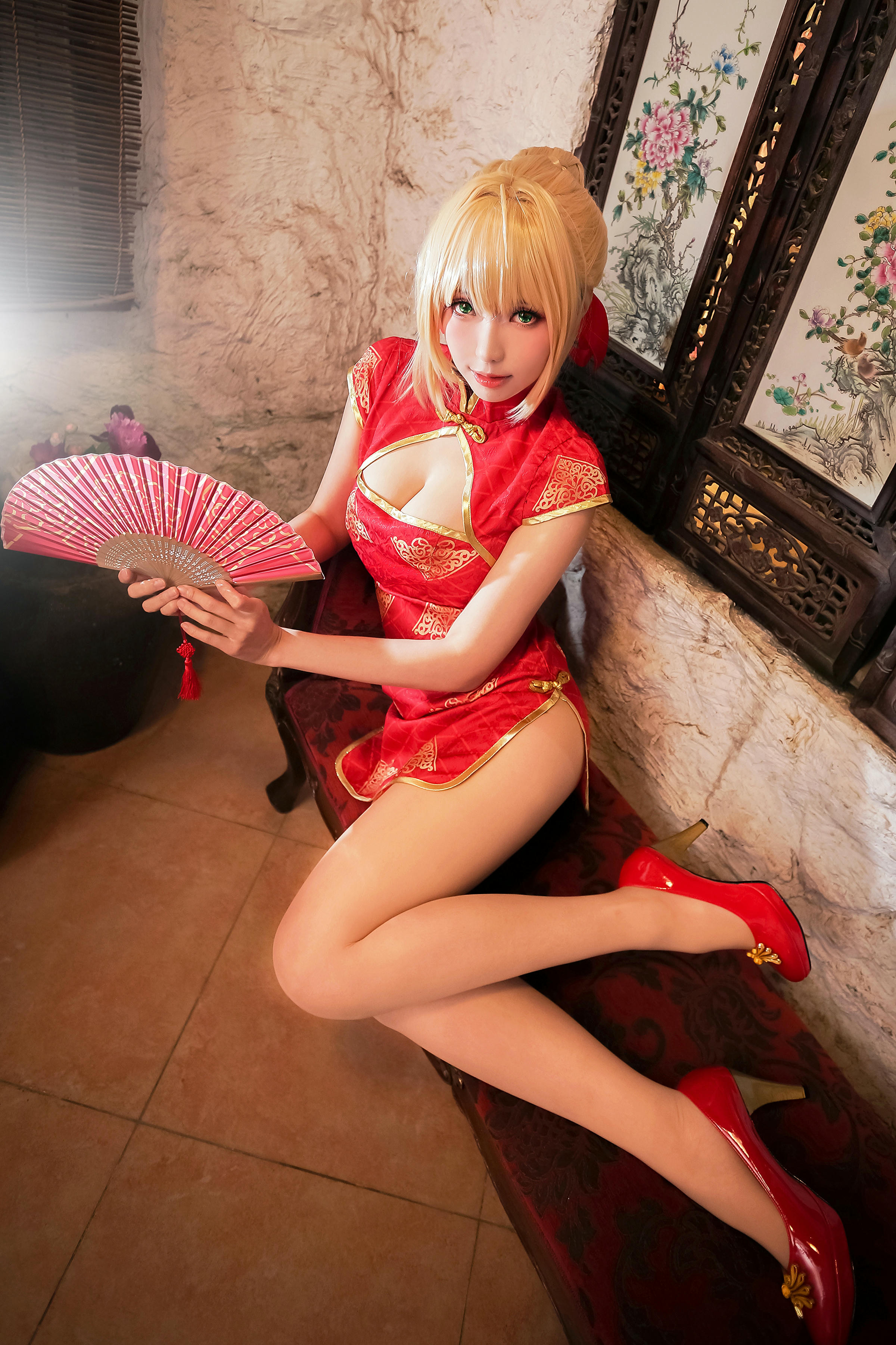 ElyEE子 NO.061 saber-红旗袍 [21P 128.81 MB]_第1集