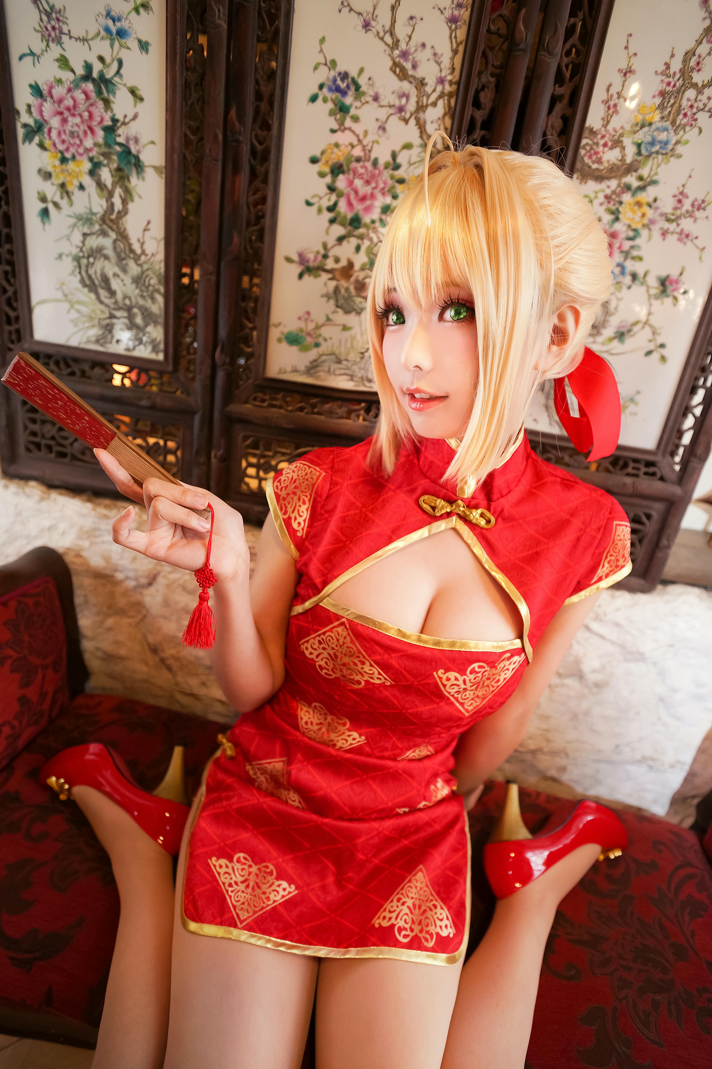 ElyEE子 NO.061 saber-红旗袍 [21P 128.81 MB]_第1集