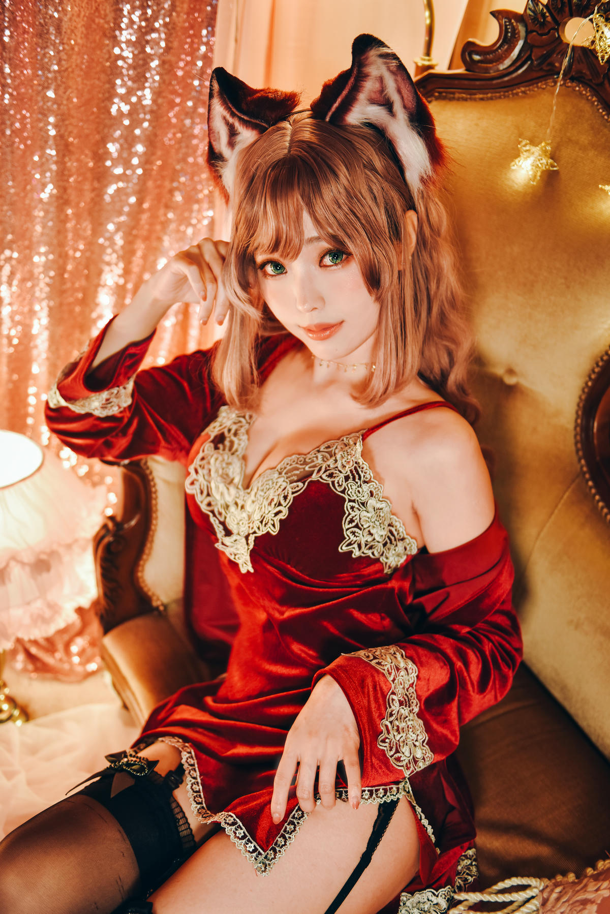 ElyEE子 NO.077 Sleepy Velvet Red [52P-258MB]_第1集