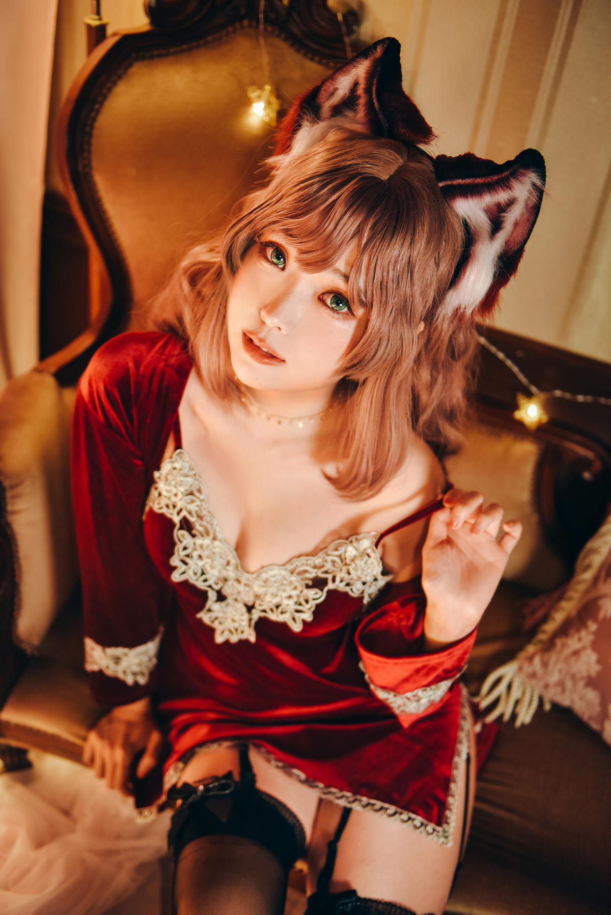 ElyEE子 NO.077 Sleepy Velvet Red [52P-258MB]_第1集