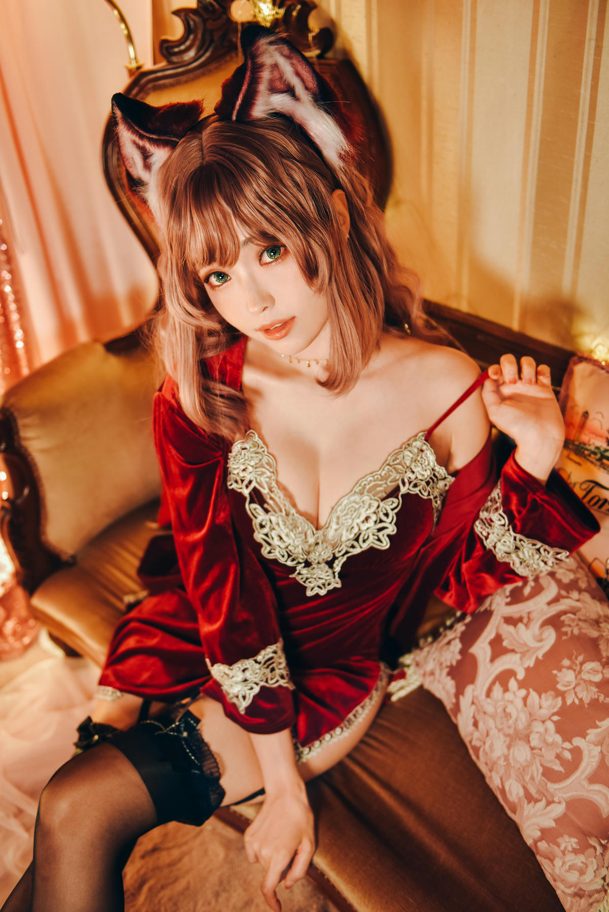 ElyEE子 NO.077 Sleepy Velvet Red [52P-258MB]_第1集