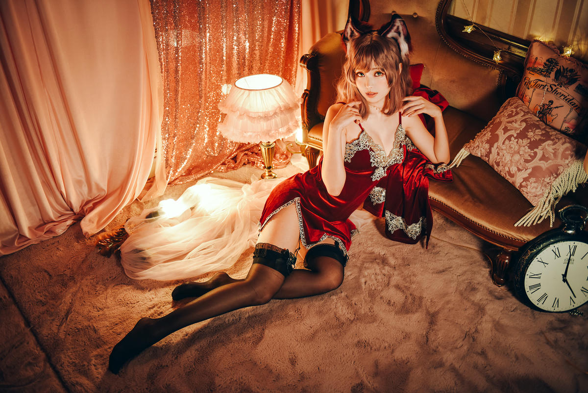 ElyEE子 NO.077 Sleepy Velvet Red [52P-258MB]_第1集