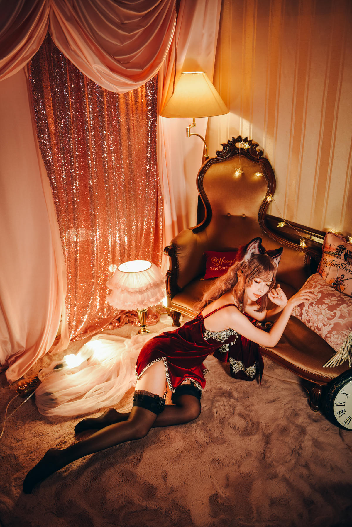 ElyEE子 NO.077 Sleepy Velvet Red [52P-258MB]_第2集