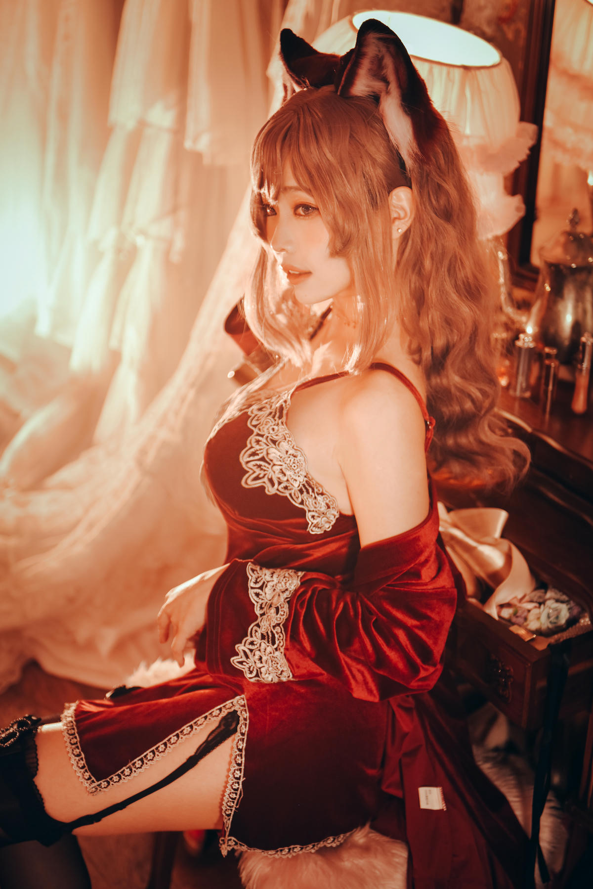 ElyEE子 NO.077 Sleepy Velvet Red [52P-258MB]_第2集