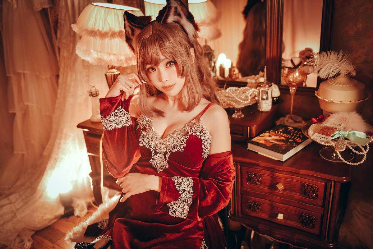 ElyEE子 NO.077 Sleepy Velvet Red [52P-258MB]_第2集