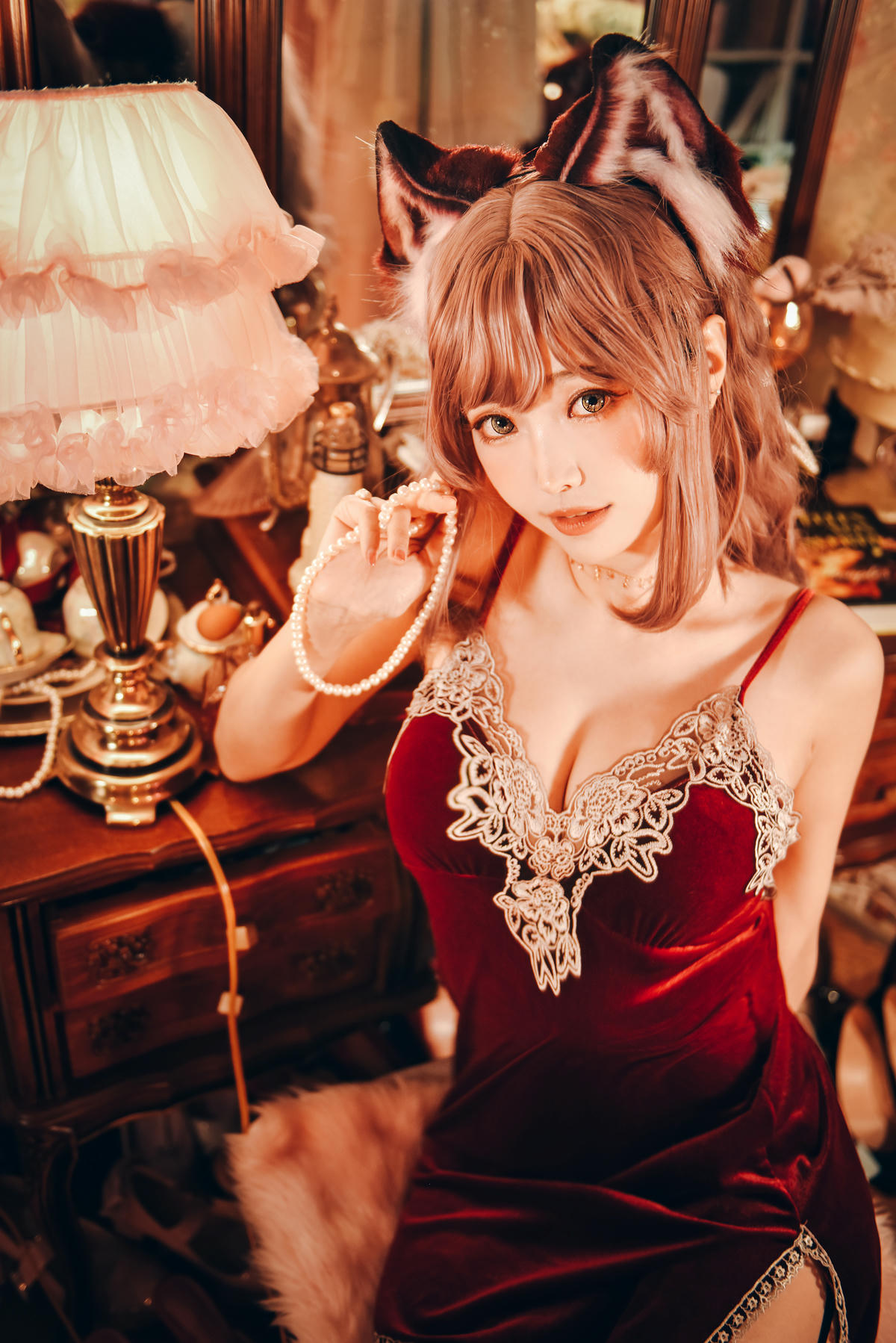 ElyEE子 NO.077 Sleepy Velvet Red [52P-258MB]_第3集