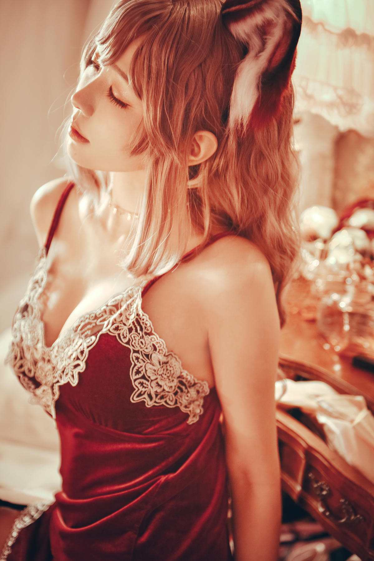 ElyEE子 NO.077 Sleepy Velvet Red [52P-258MB]_第3集