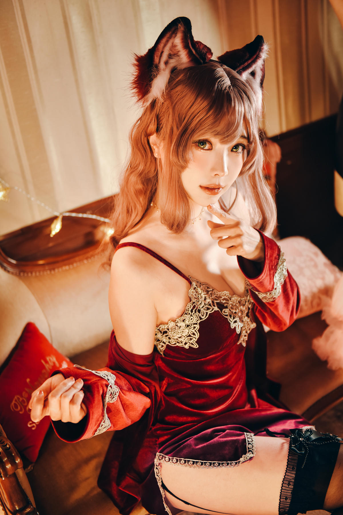 ElyEE子 NO.077 Sleepy Velvet Red [52P-258MB]_第1集