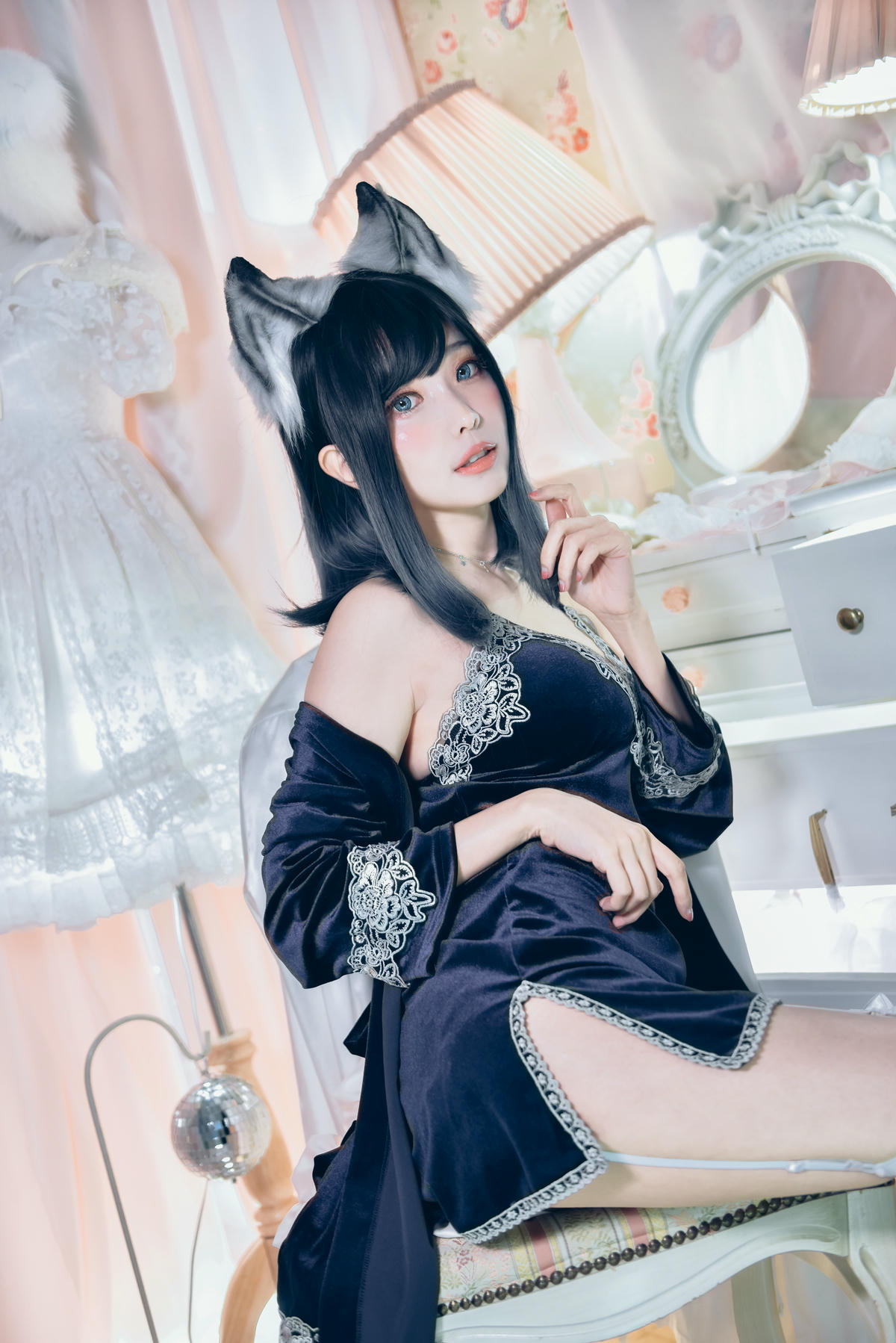 ElyEE子 NO.078 Sleepy Velvet Blue [57P-141MB]_第2集