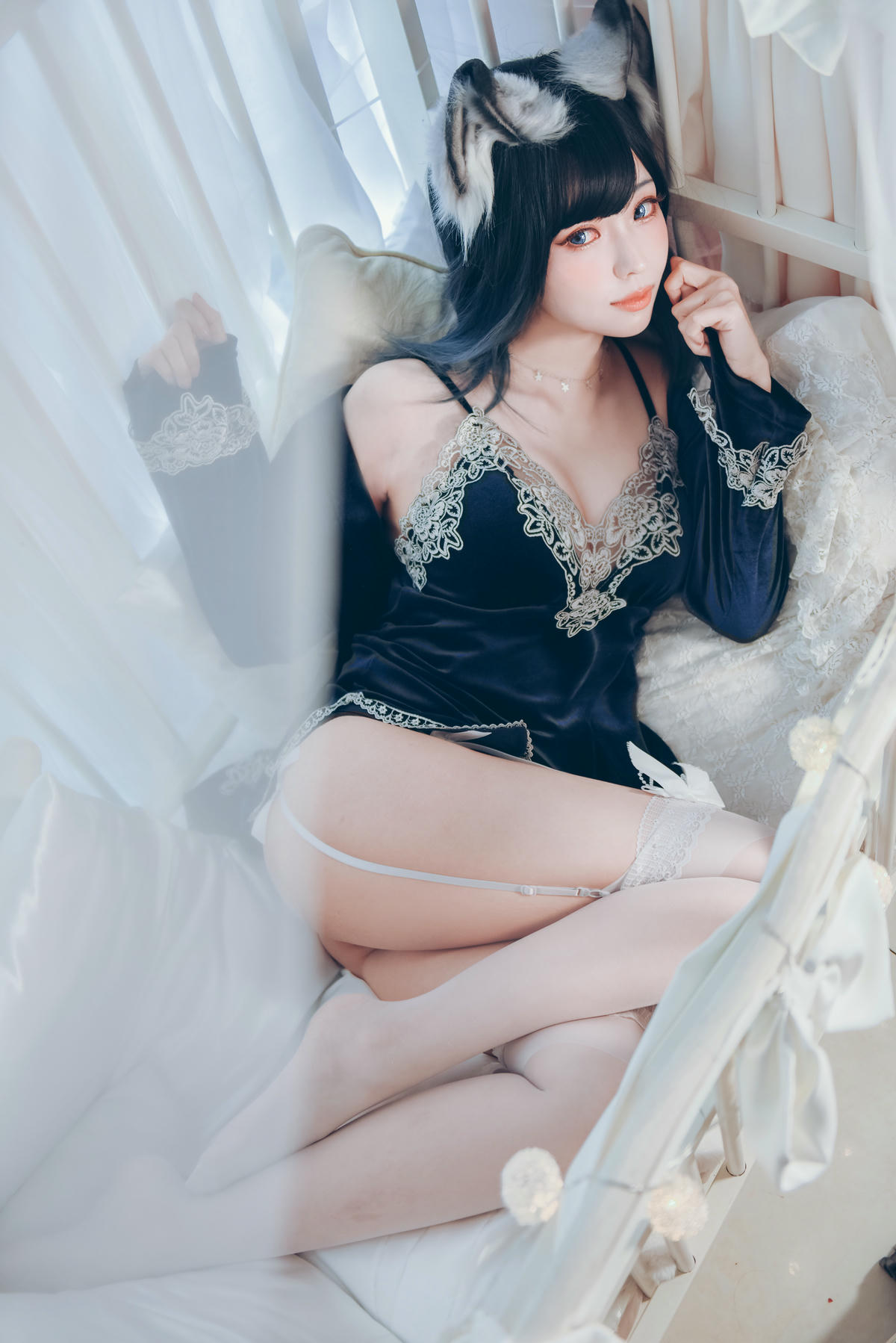 ElyEE子 NO.078 Sleepy Velvet Blue [57P-141MB]_第1集