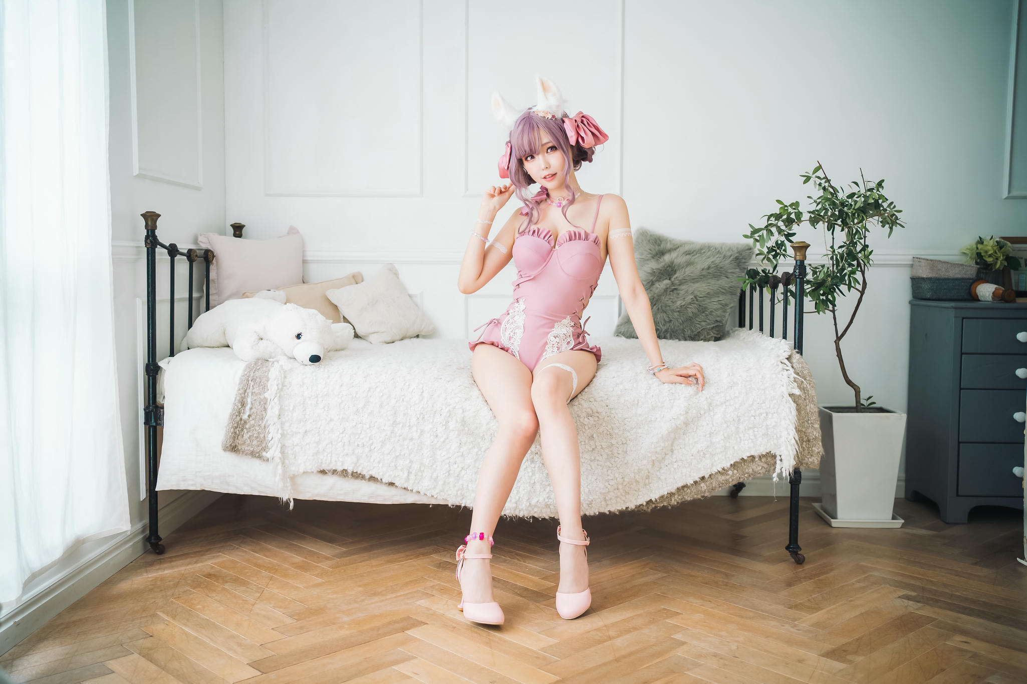 ElyEE子 NO.087 Fluffy Summer pink [54P-214MB]_第1集