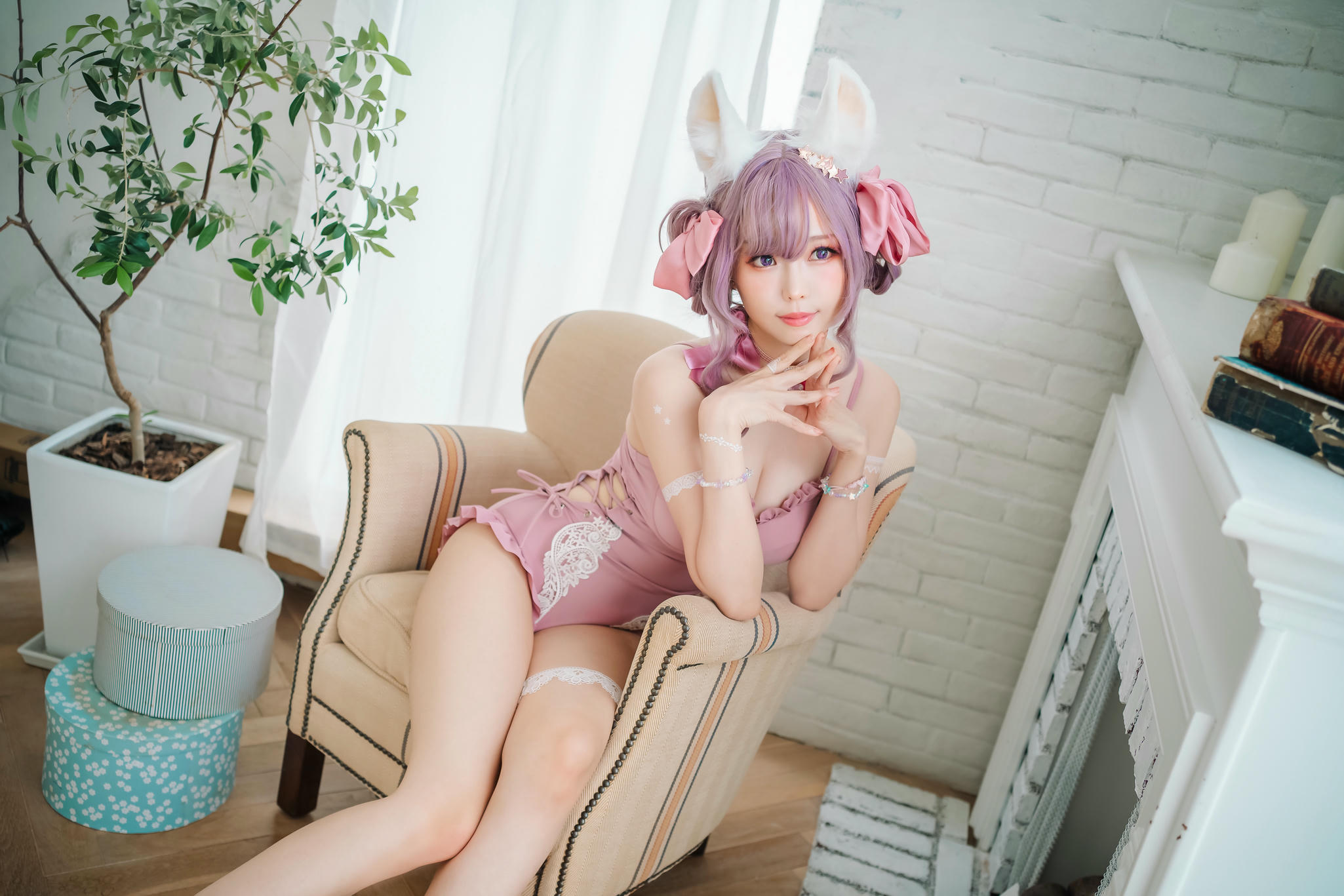 ElyEE子 NO.087 Fluffy Summer pink [54P-214MB]_第1集