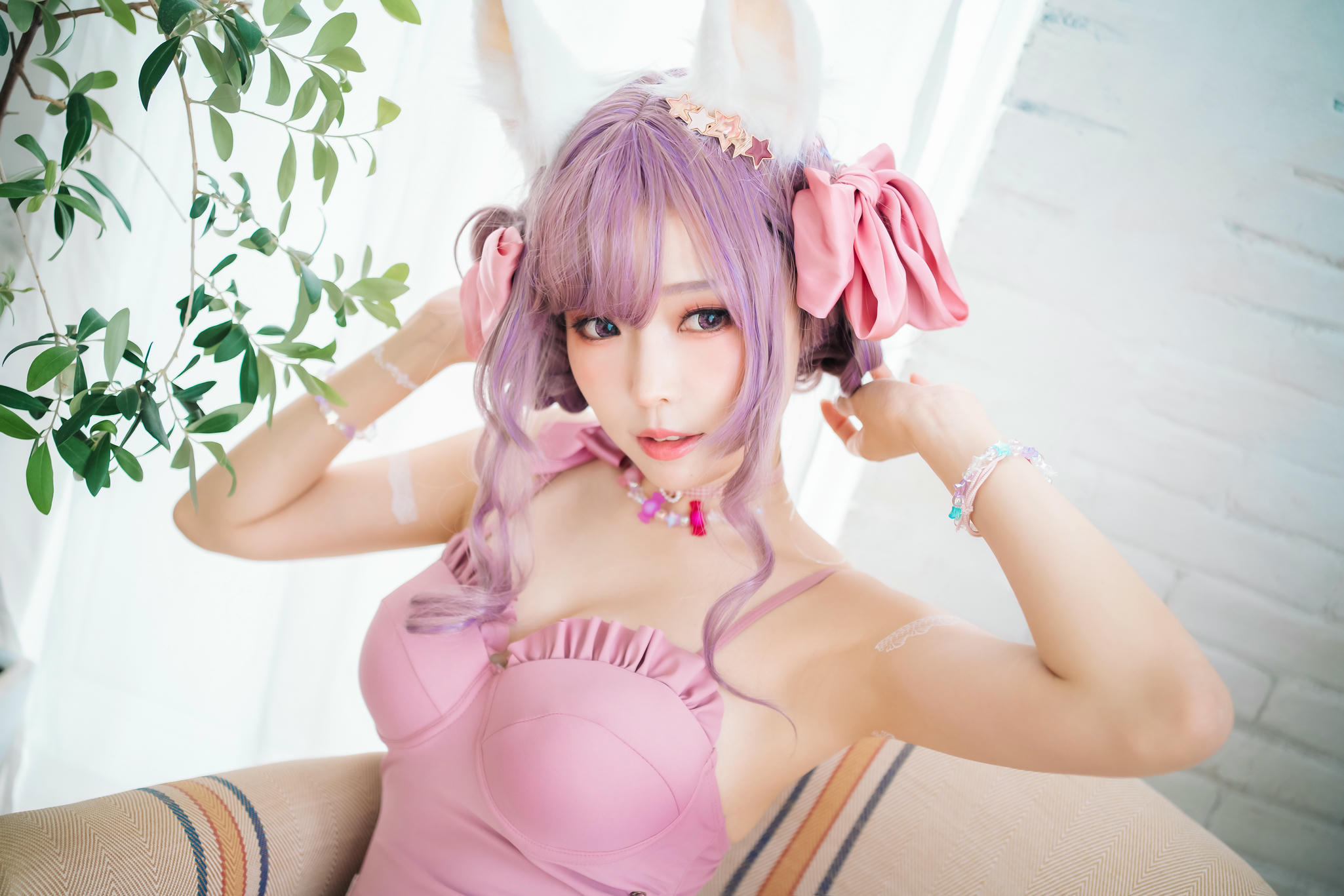 ElyEE子 NO.087 Fluffy Summer pink [54P-214MB]_第1集