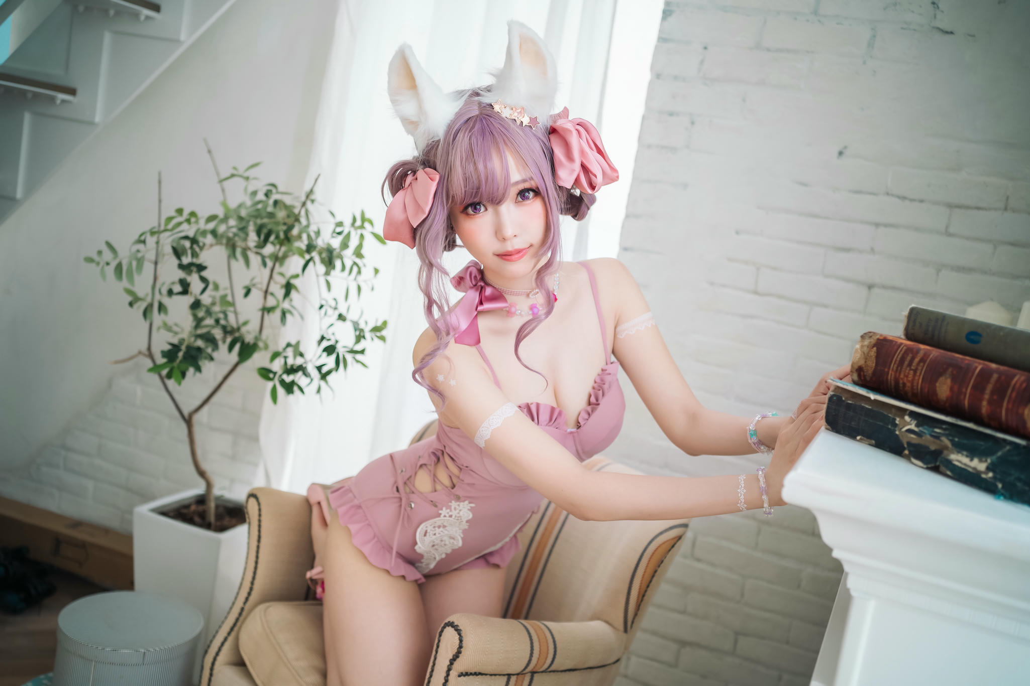 ElyEE子 NO.087 Fluffy Summer pink [54P-214MB]_第1集