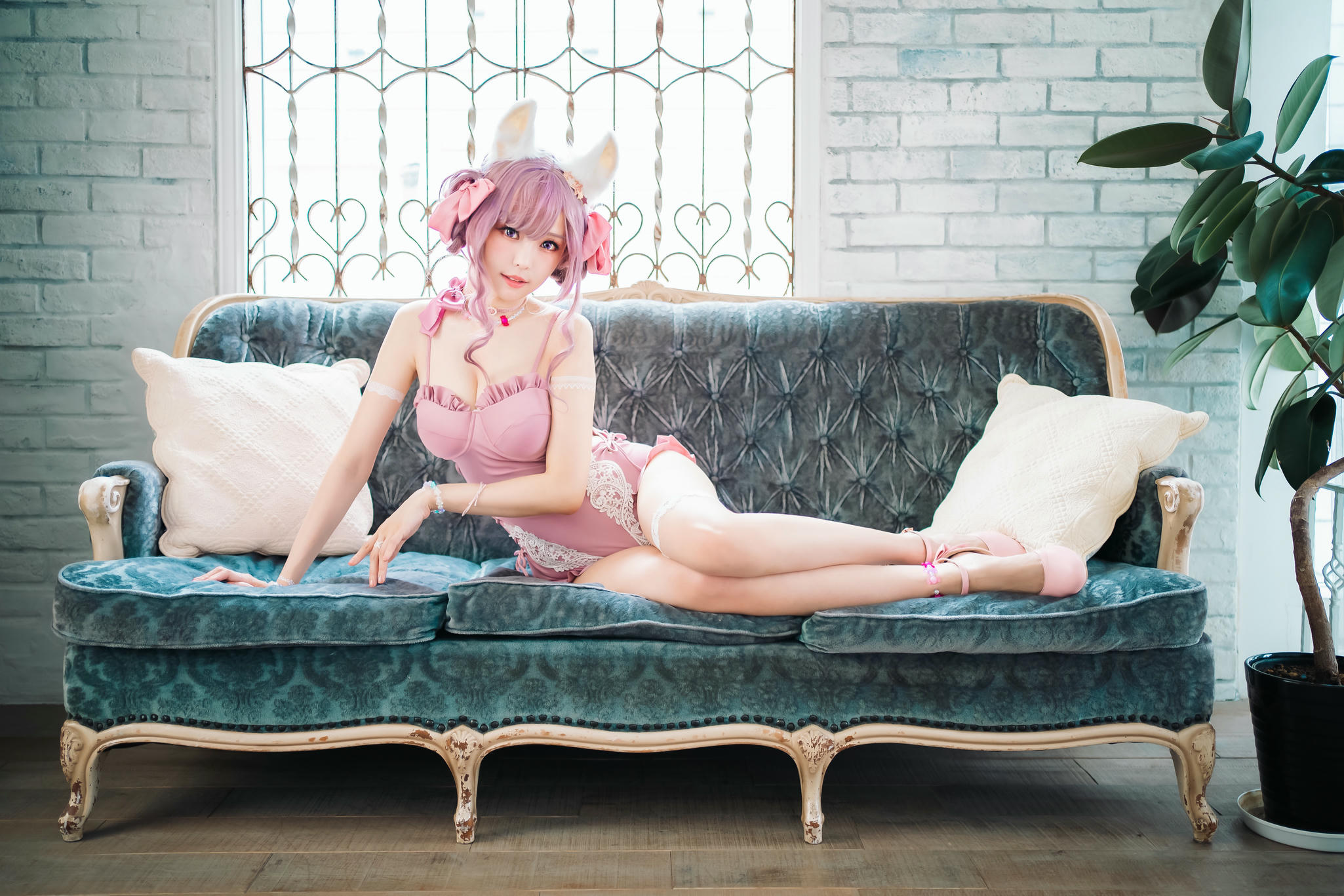 ElyEE子 NO.087 Fluffy Summer pink [54P-214MB]_第2集