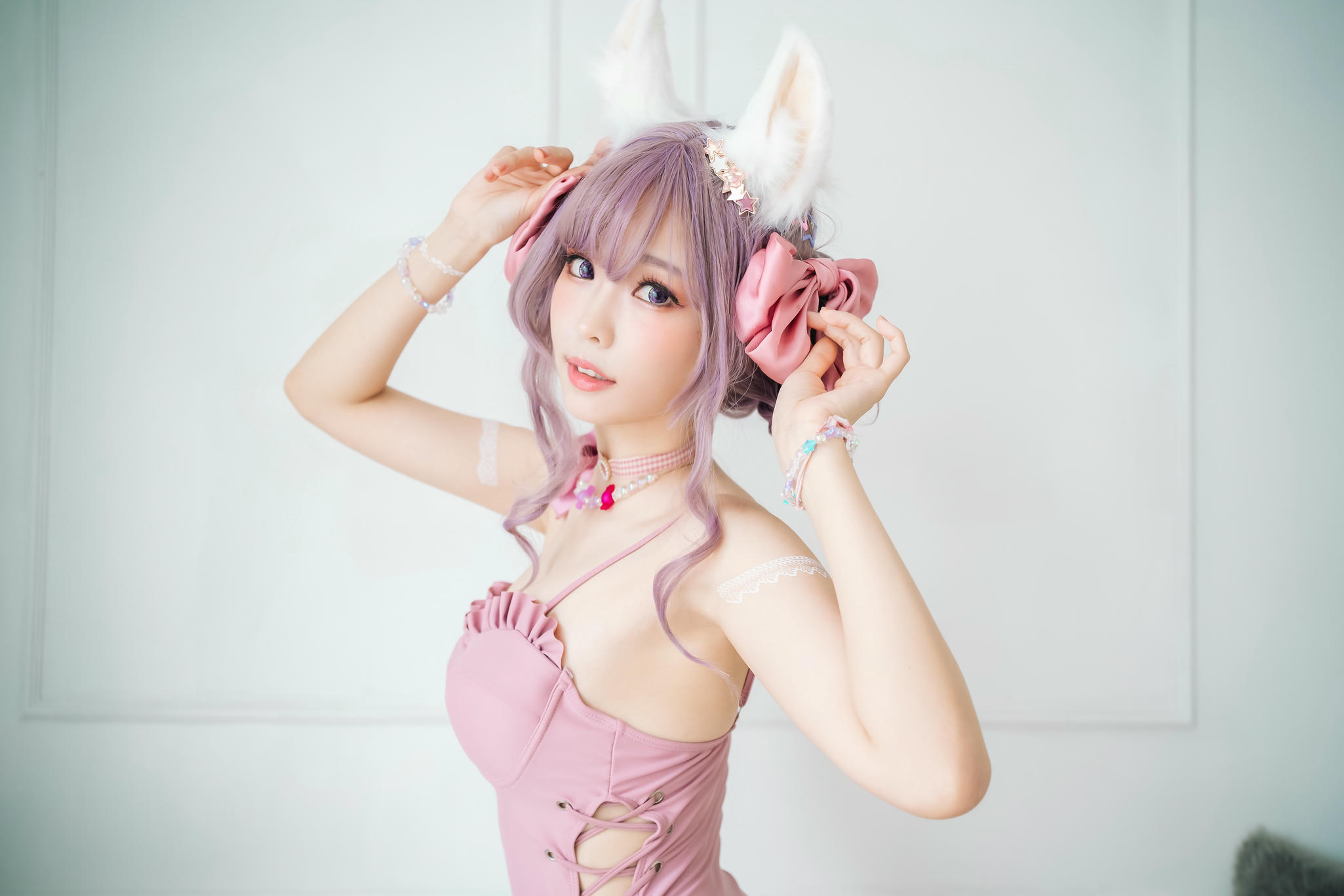 ElyEE子 NO.087 Fluffy Summer pink [54P-214MB]_第1集