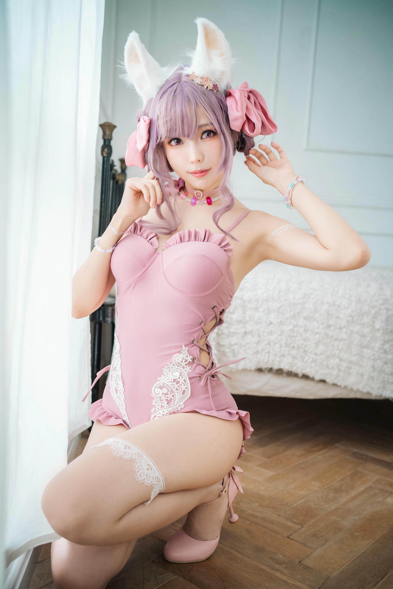 ElyEE子 NO.087 Fluffy Summer pink [54P-214MB]_第1集
