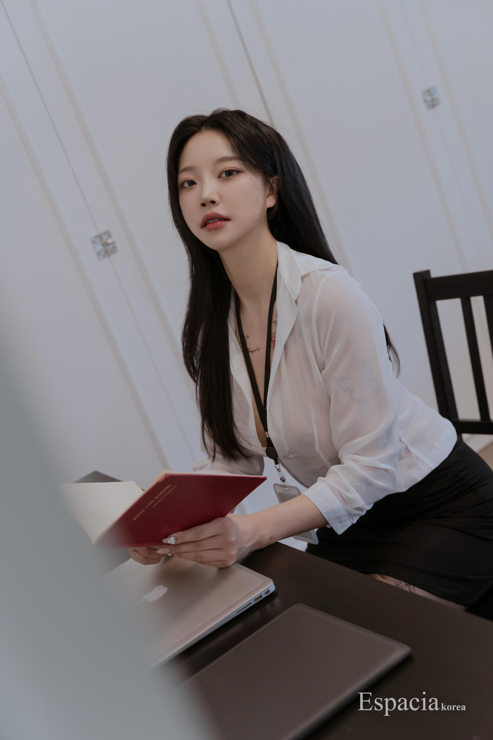韩国写真机构-Espacia Korea NO.119 EHC #135 Mina (민아) [50P／382MB]_第1集
