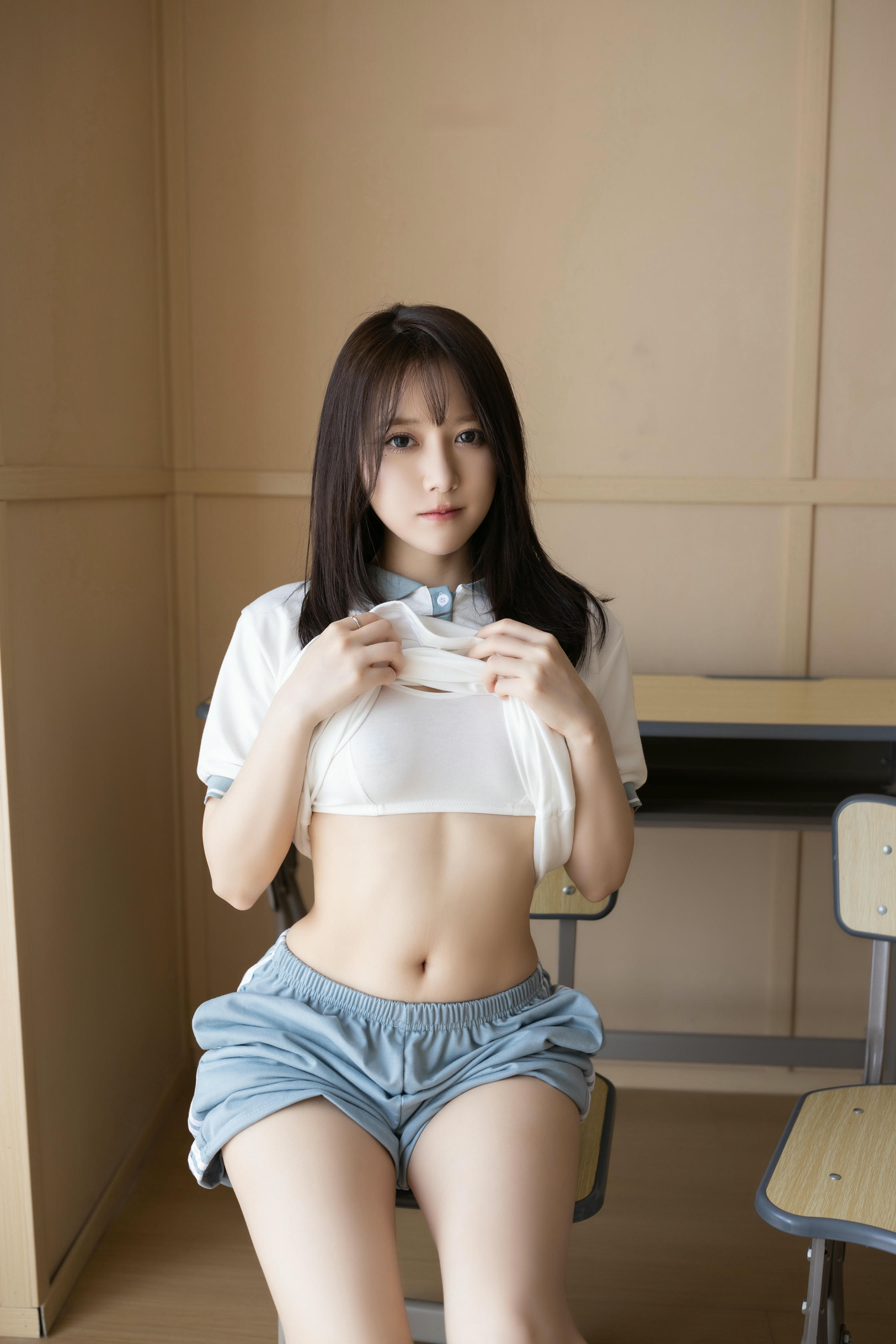 鱼子酱Fish NO.127 内购无水印 &杏子Yada 内购无水印 同桌的你 [152P 1.61 GB]_第1集