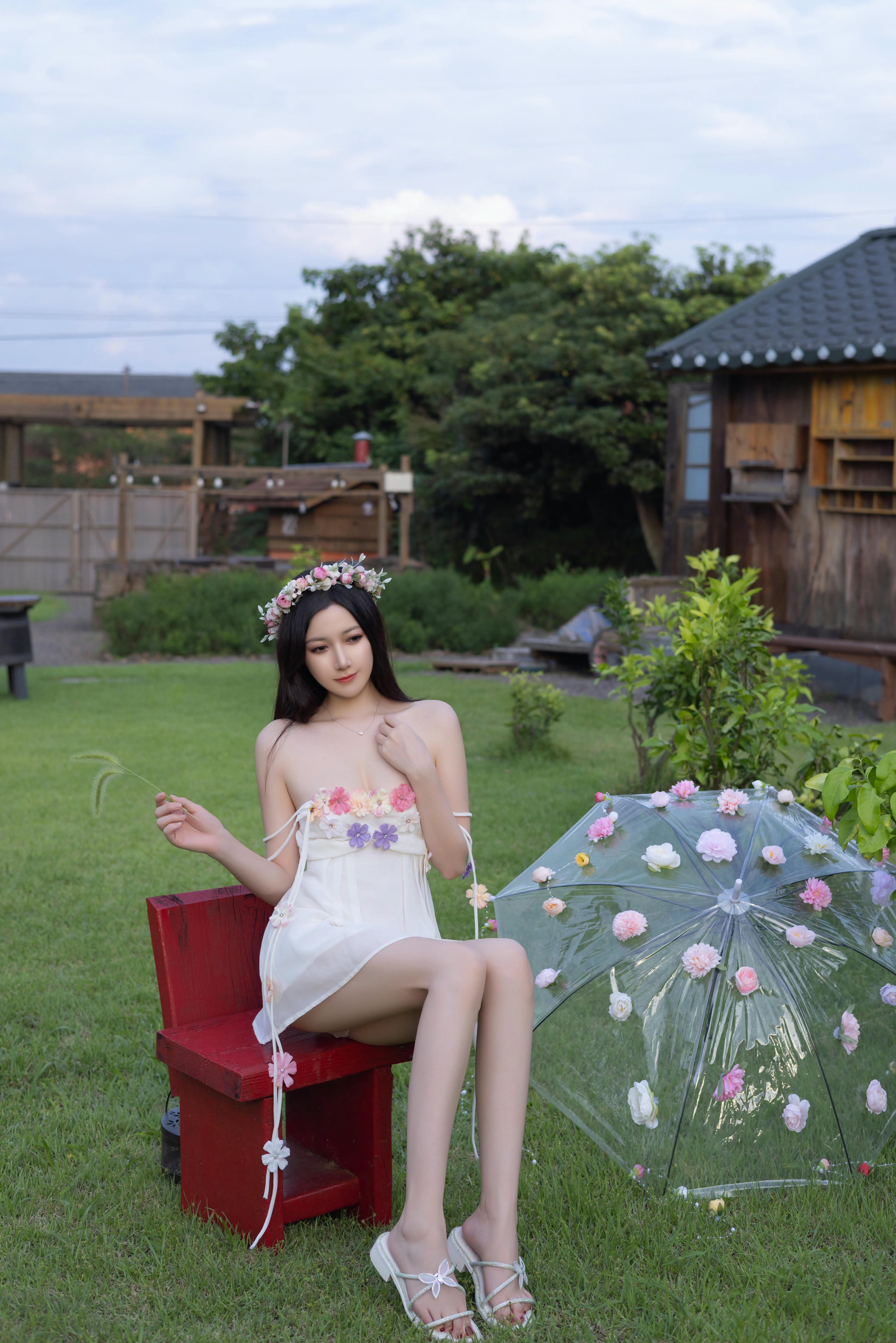 鱼子酱Fish NO.178 内购无水印 9531 花的伞 [120P 1.83 GB]_第5集