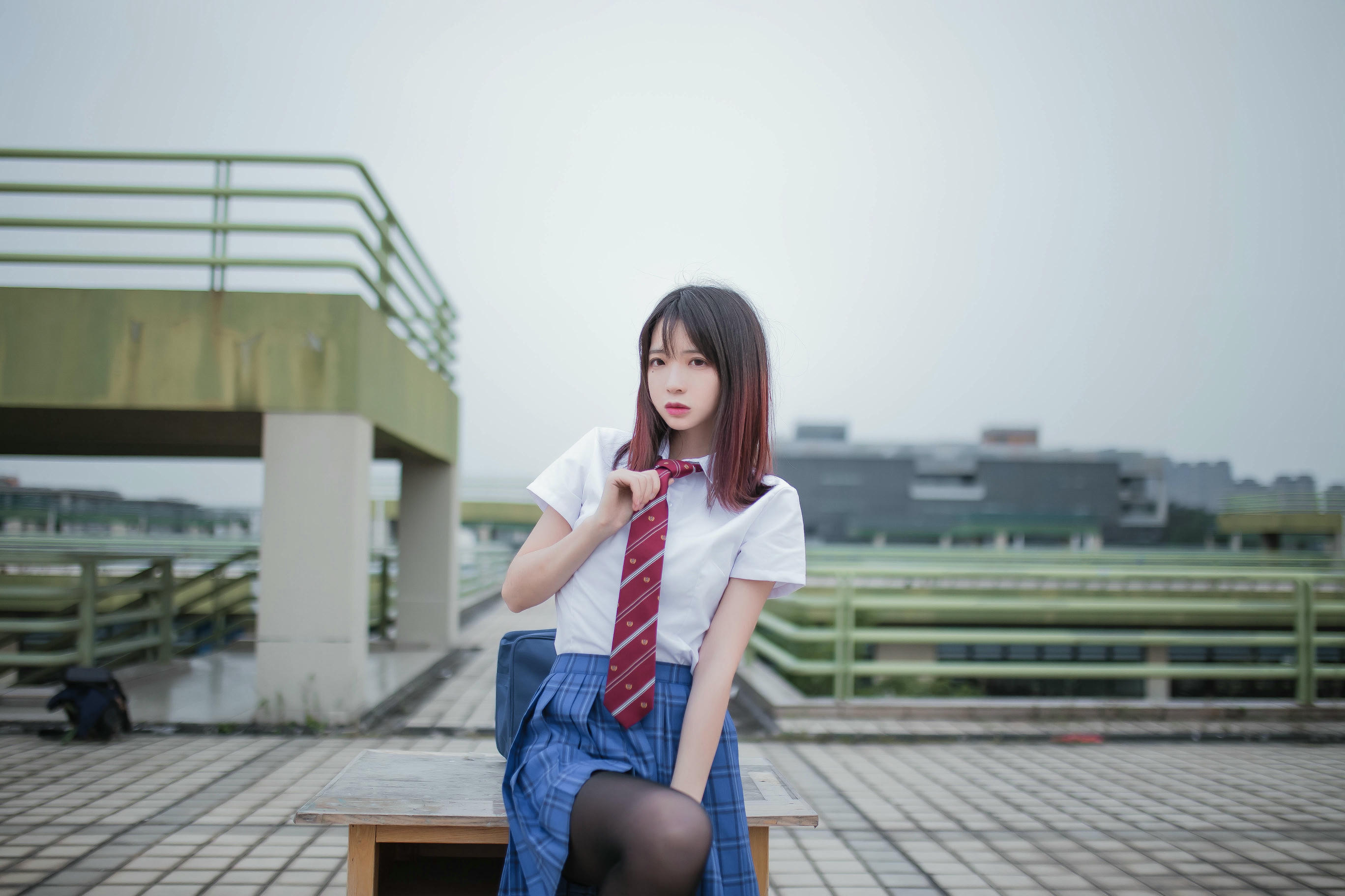 疯猫ss NO.128 天台JK_第2集