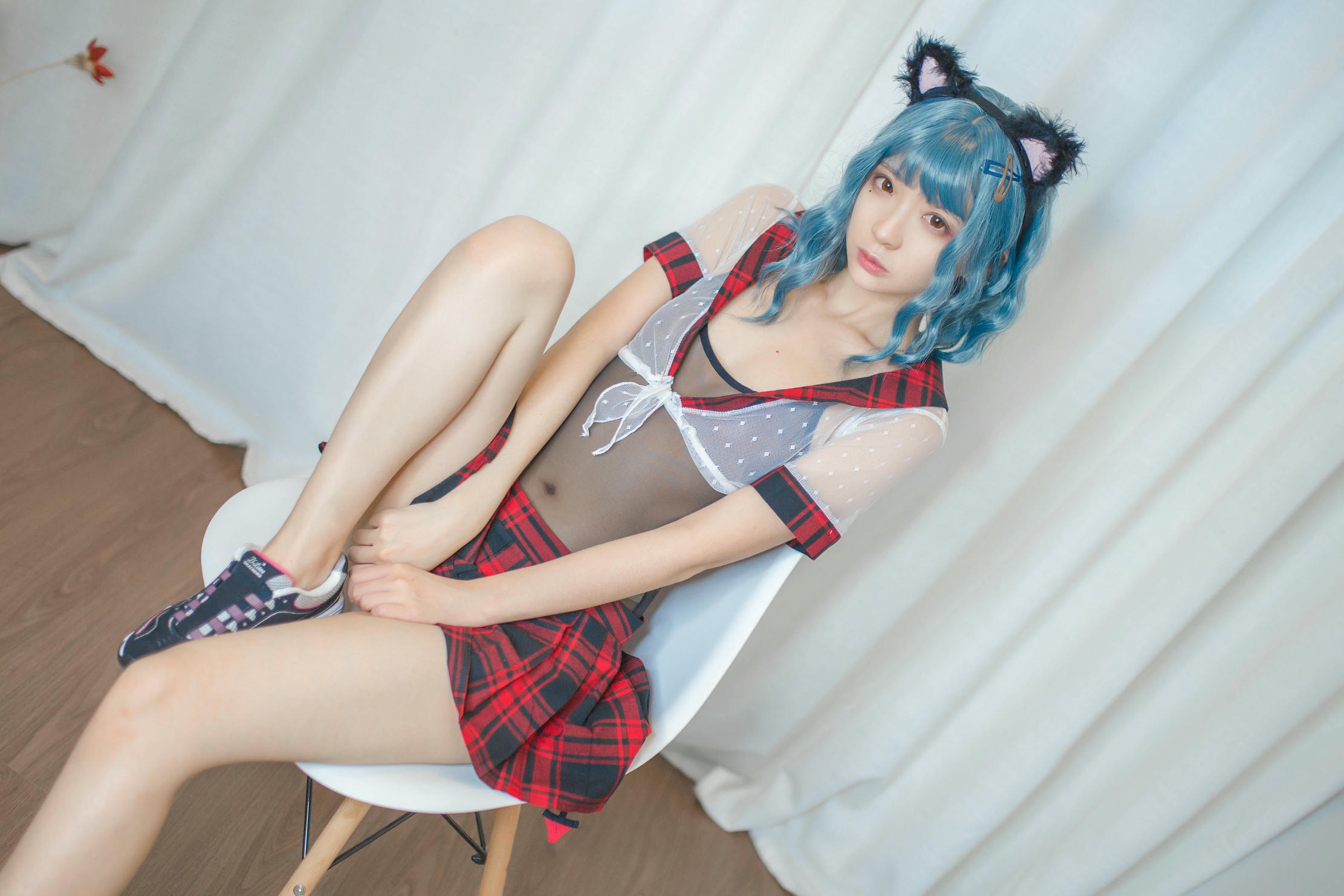 疯猫ss NO.136 蓝发 [26P 122M]_第1集