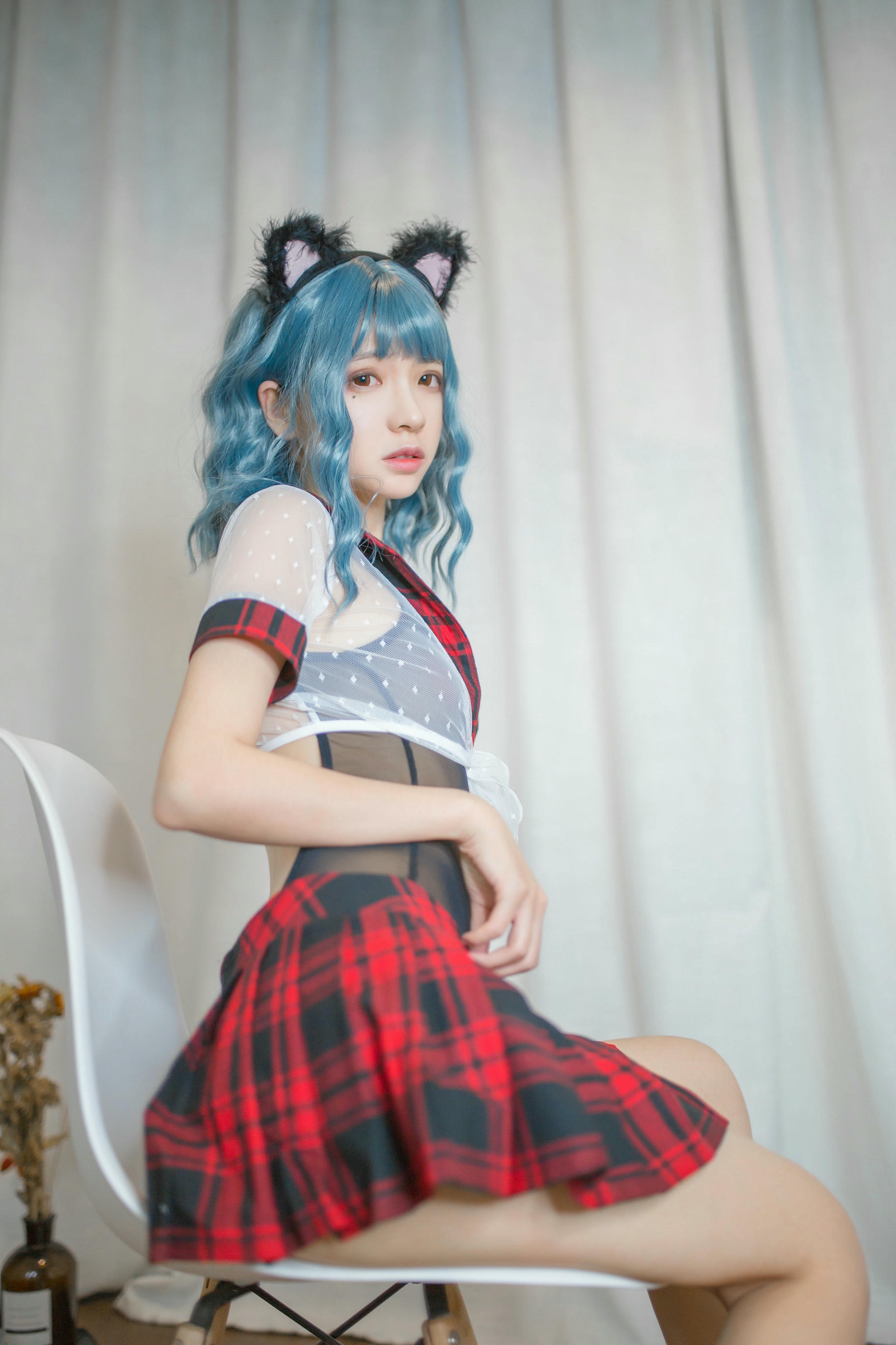 疯猫ss NO.136 蓝发 [26P 122M]_第1集