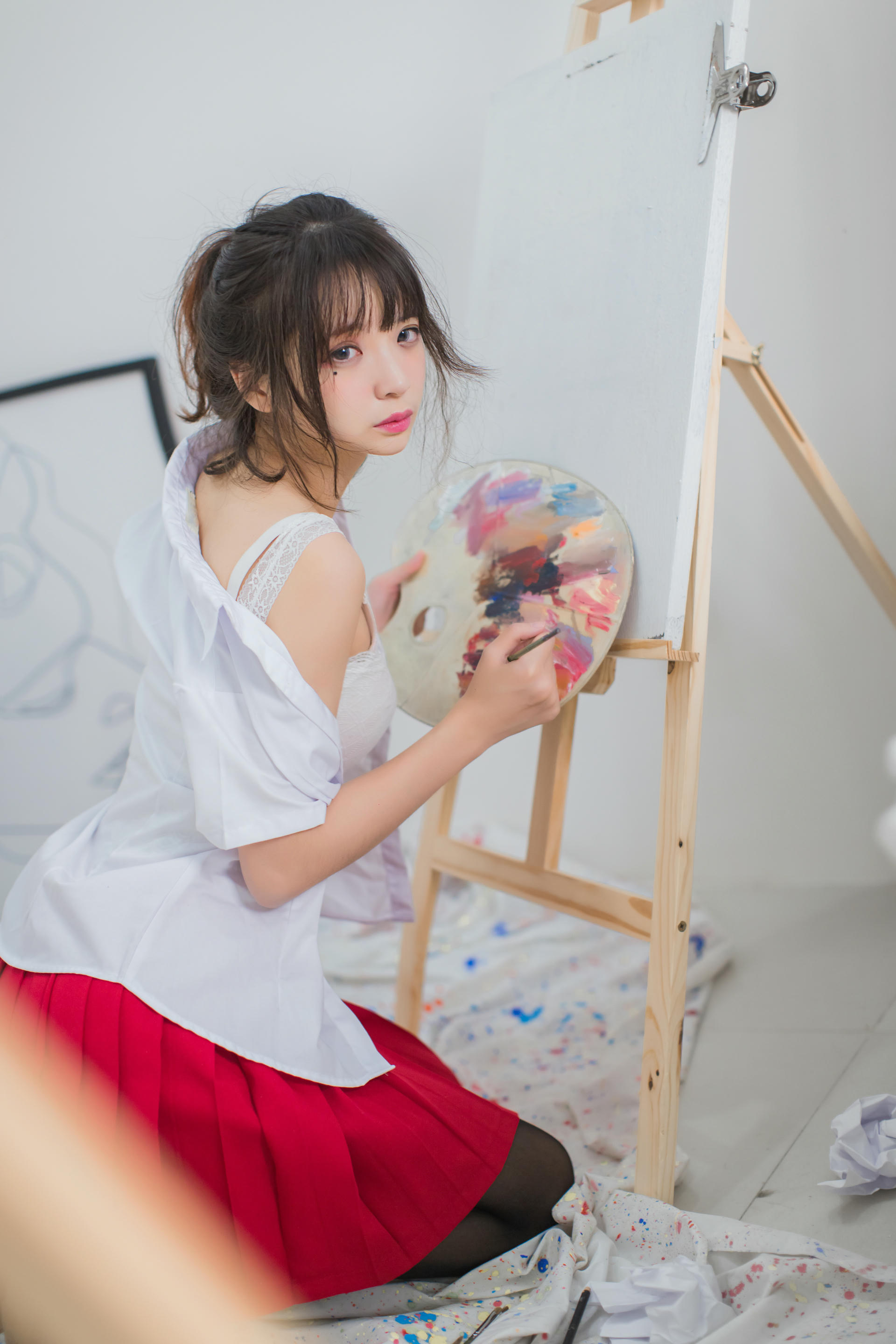 疯猫ss NO.021 画室jk [23P-172MB]-有重复 个别不一样_第2集