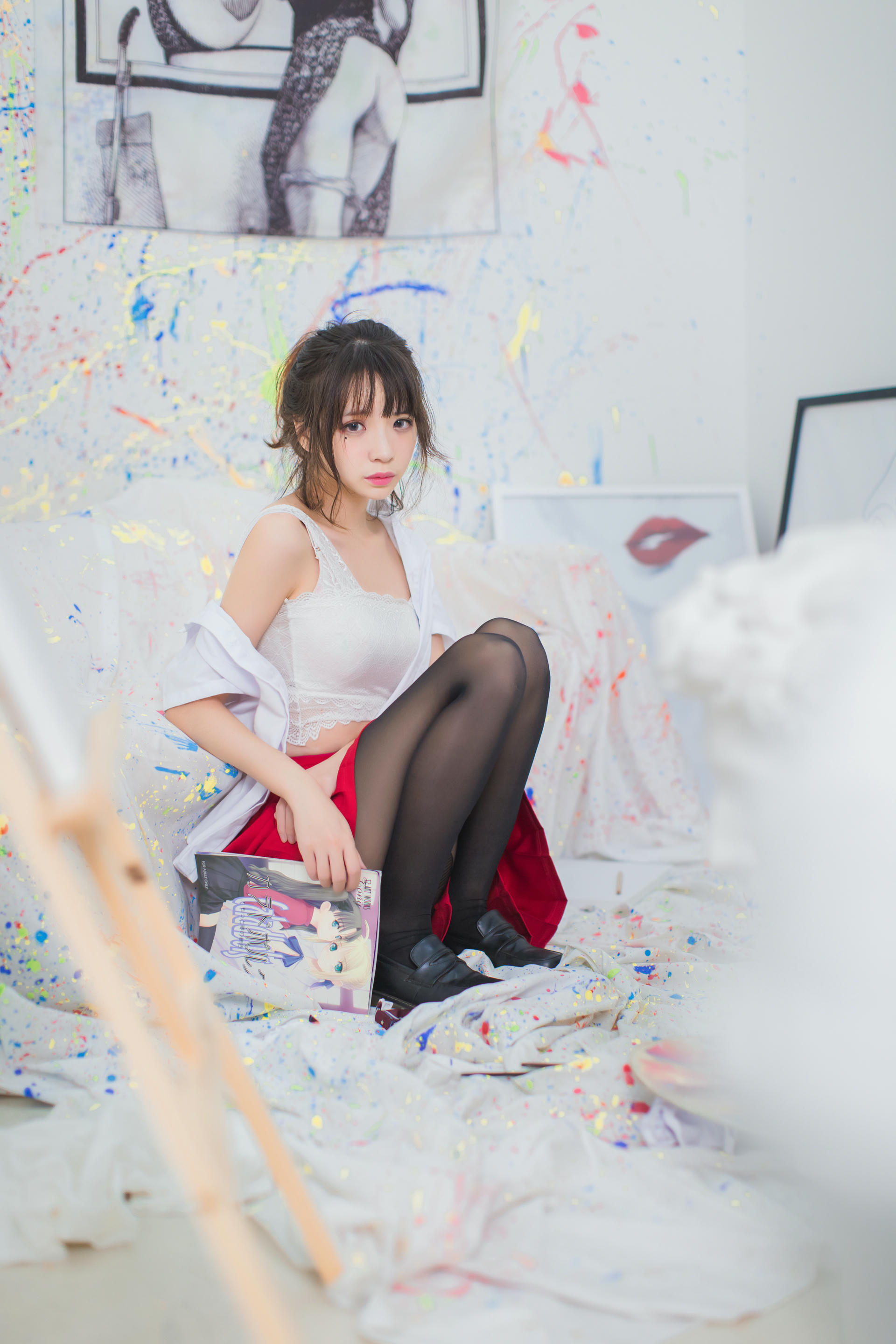 疯猫ss NO.021 画室jk [23P-172MB]-有重复 个别不一样_第2集
