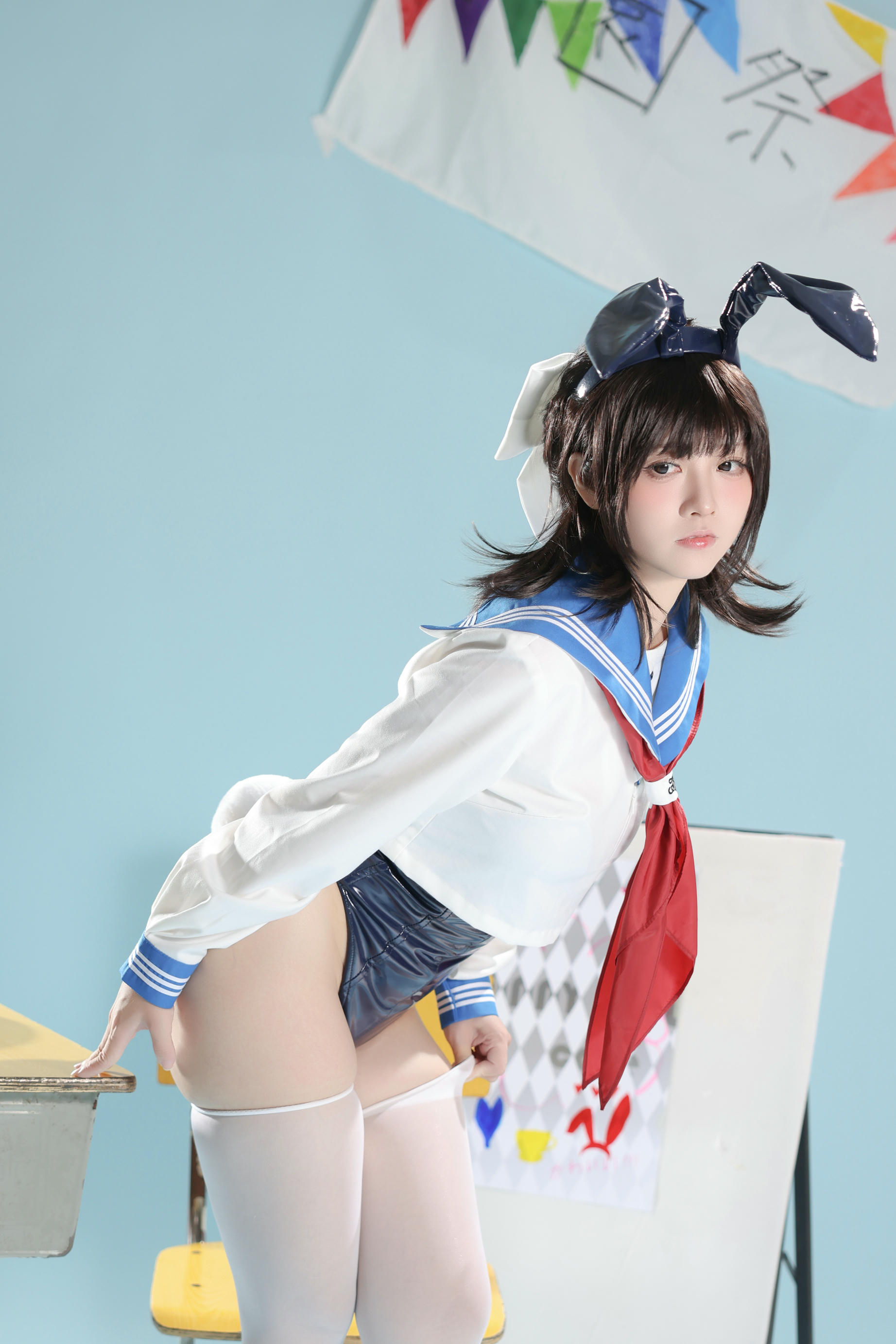 G44不会受伤 NO.120 水手服兔女郎咖啡厅 [27P-350MB]_第2集