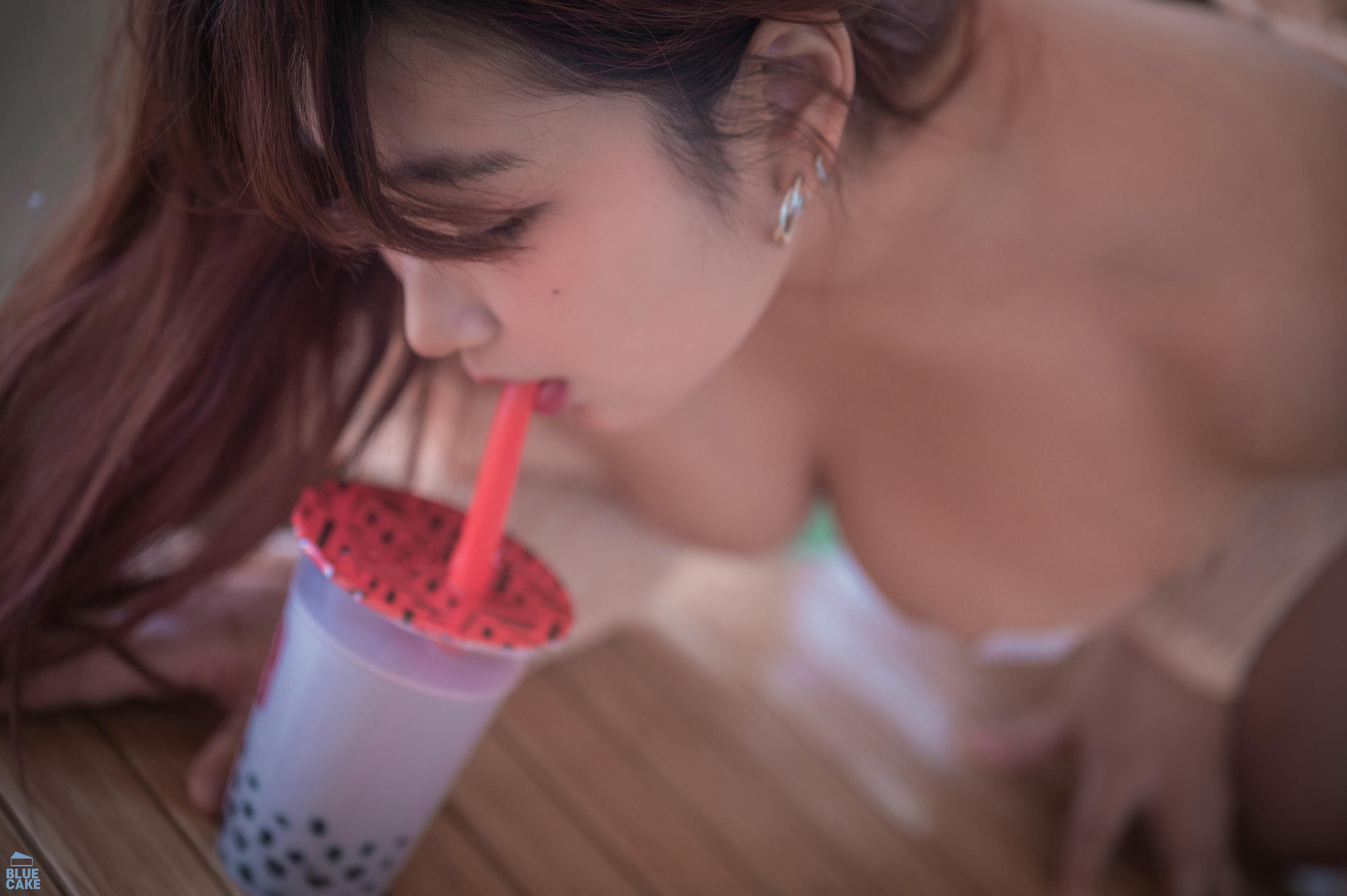 GguBbu NO.010 BLUECAKE Bubble Tea Challenge [155P-1.57GB]-C_第3集