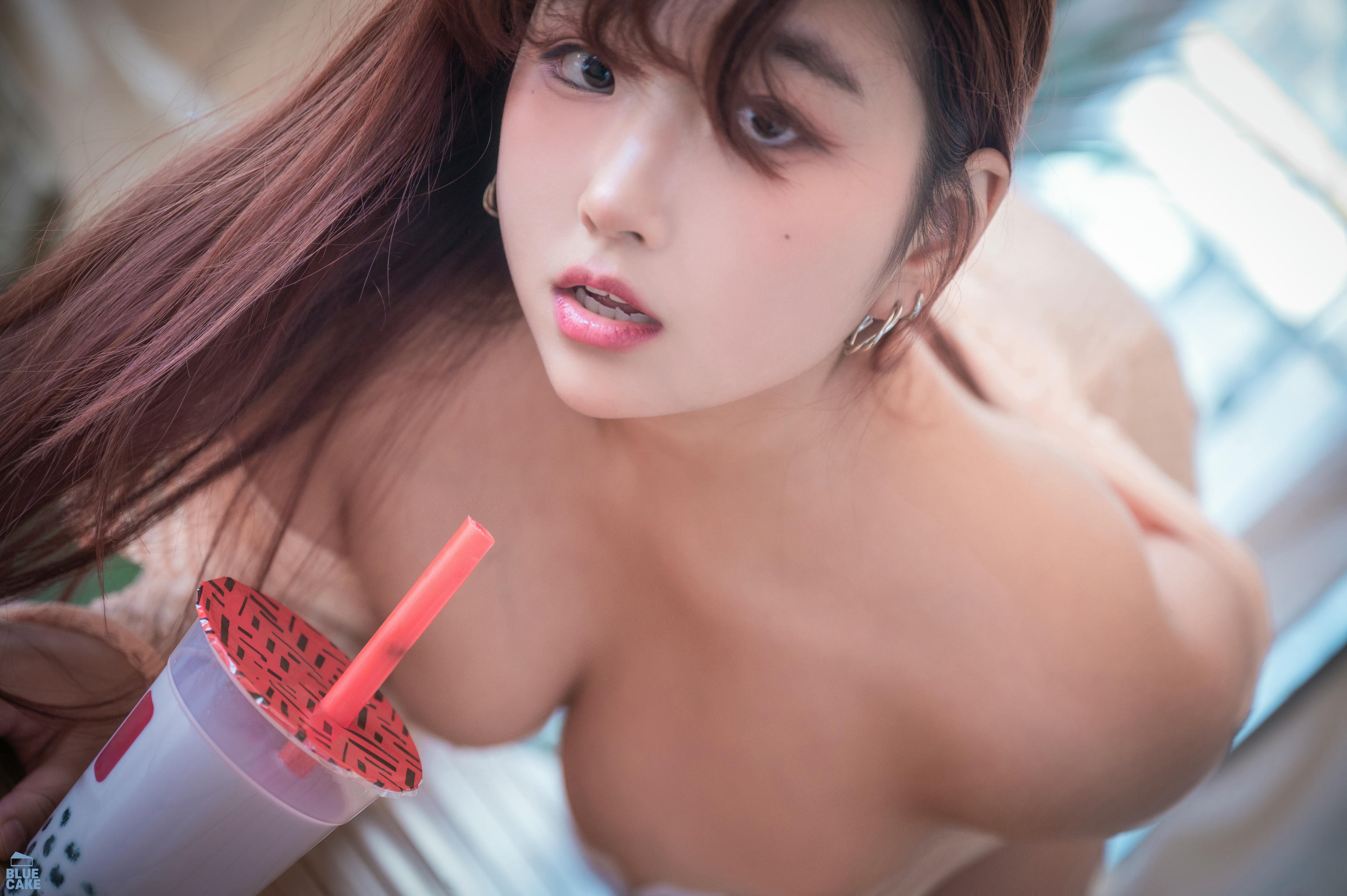 GguBbu NO.010 BLUECAKE Bubble Tea Challenge [155P-1.57GB]-C_第4集
