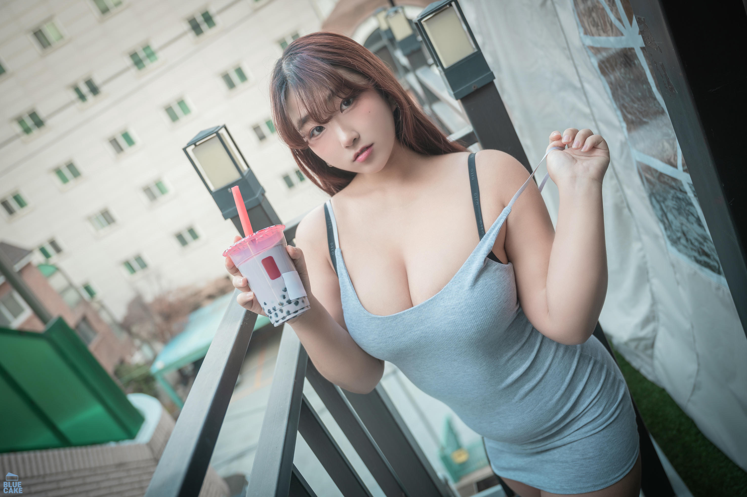 GguBbu NO.010 BLUECAKE Bubble Tea Challenge [155P-1.57GB]-A_第1集
