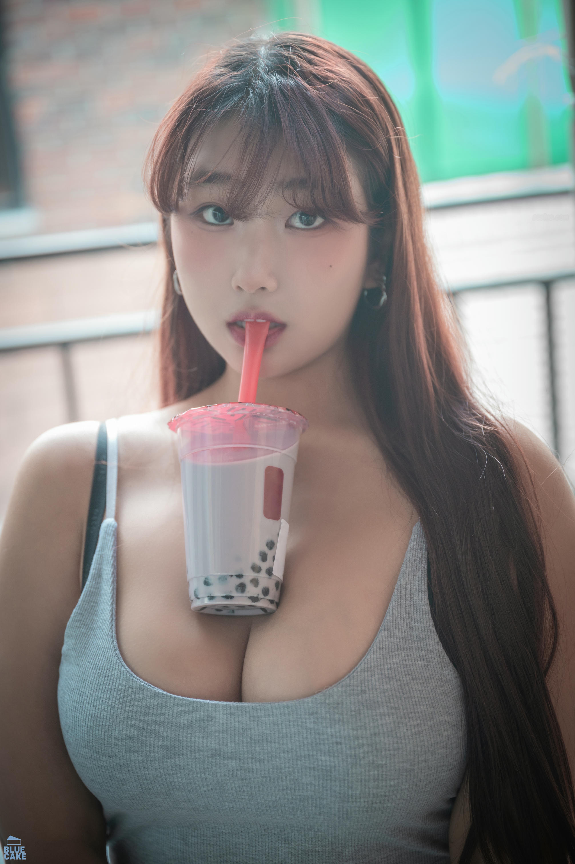 GguBbu NO.010 BLUECAKE Bubble Tea Challenge [155P-1.57GB]-A_第1集