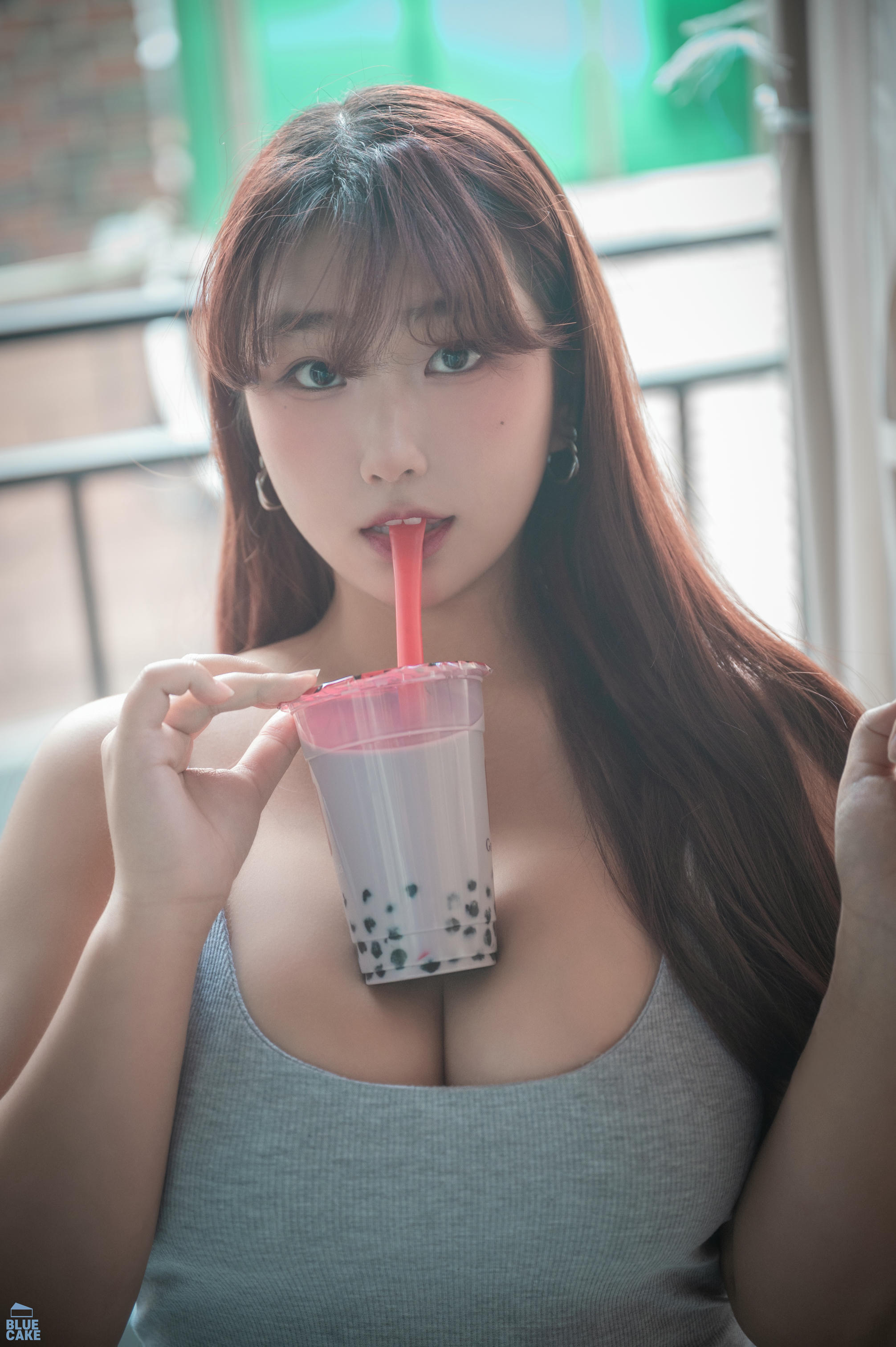 GguBbu NO.010 BLUECAKE Bubble Tea Challenge [155P-1.57GB]-A_第1集