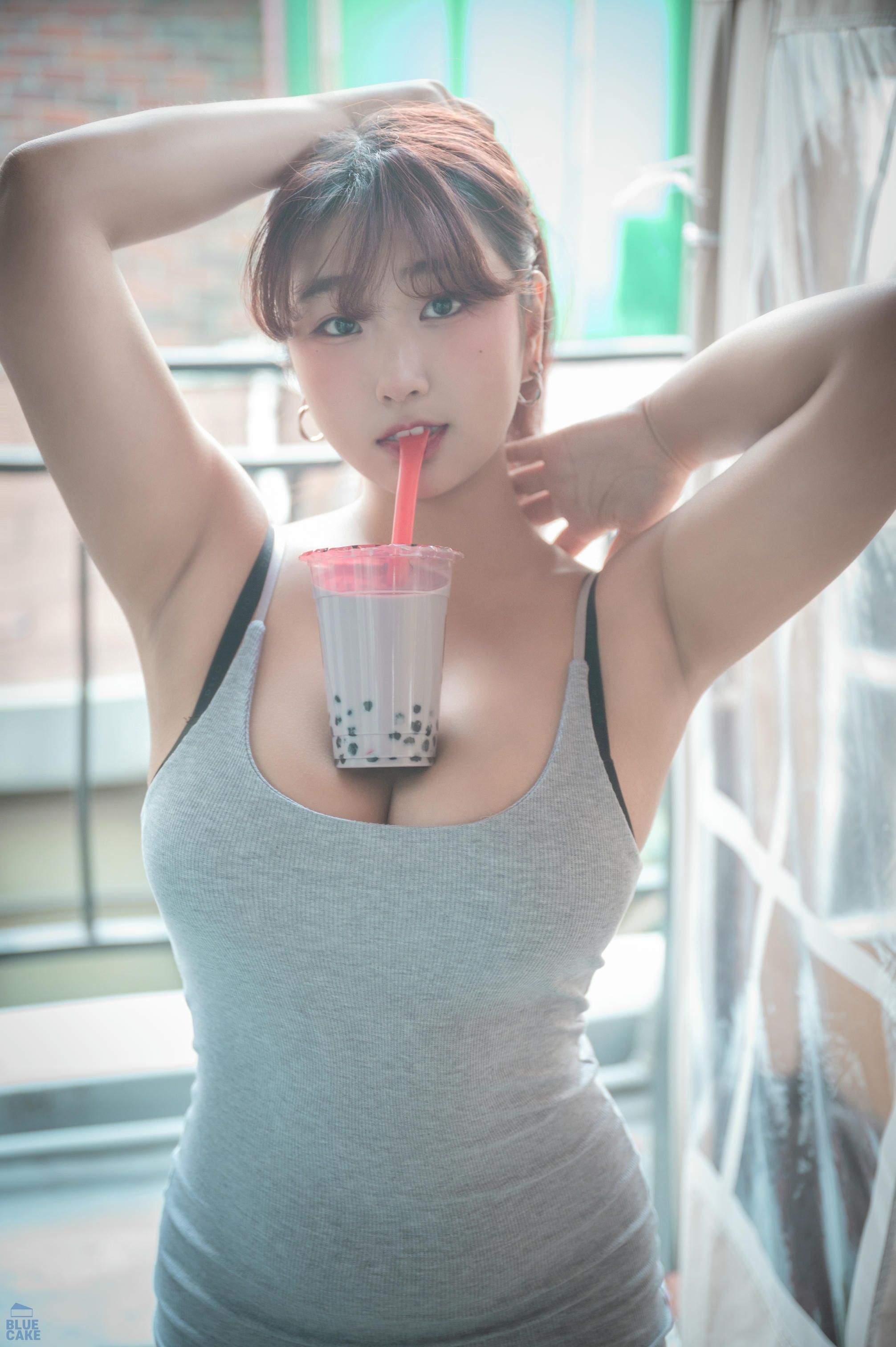GguBbu NO.010 BLUECAKE Bubble Tea Challenge [155P-1.57GB]-A_第1集