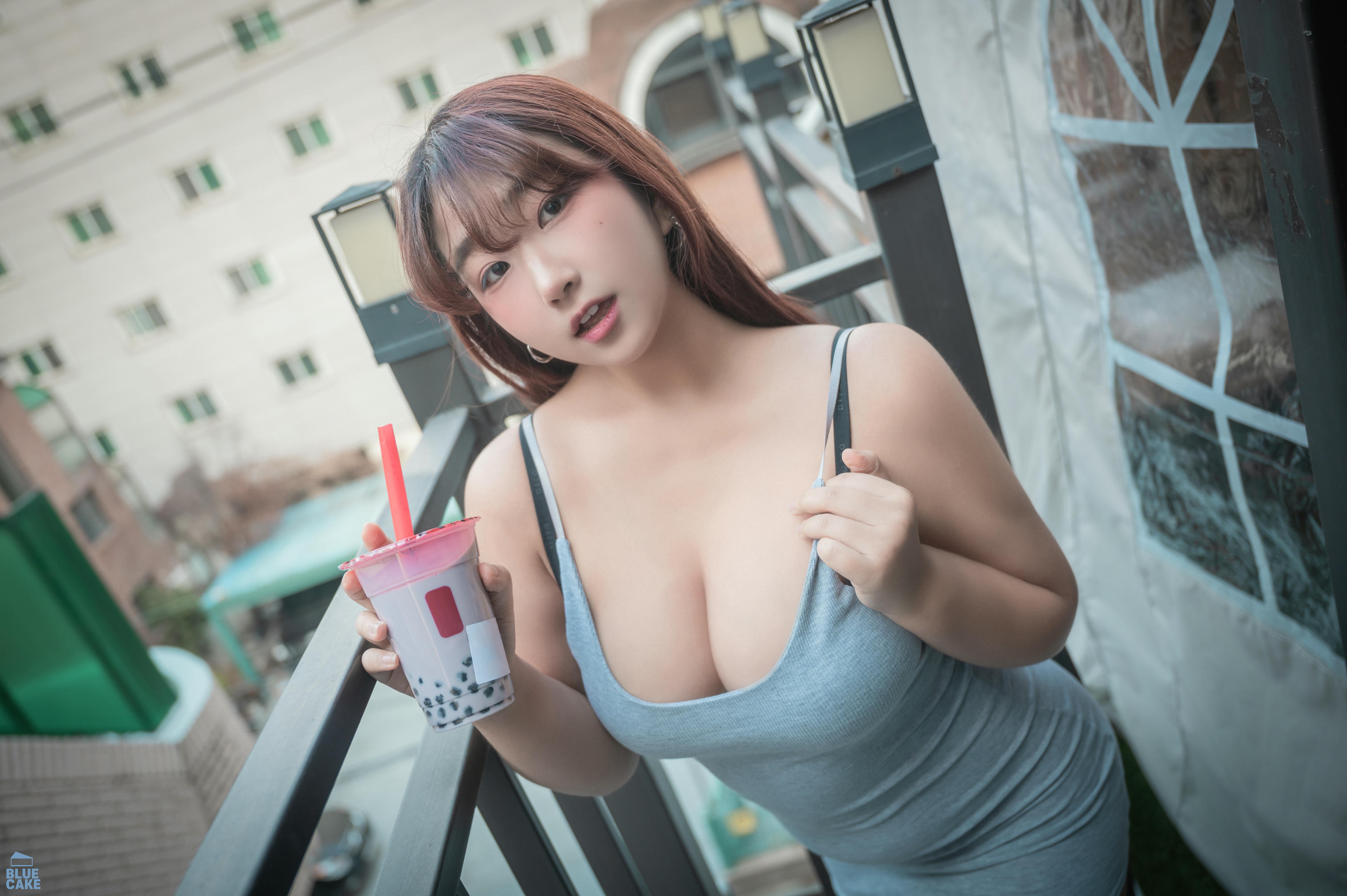 GguBbu NO.010 BLUECAKE Bubble Tea Challenge [155P-1.57GB]-A_第1集