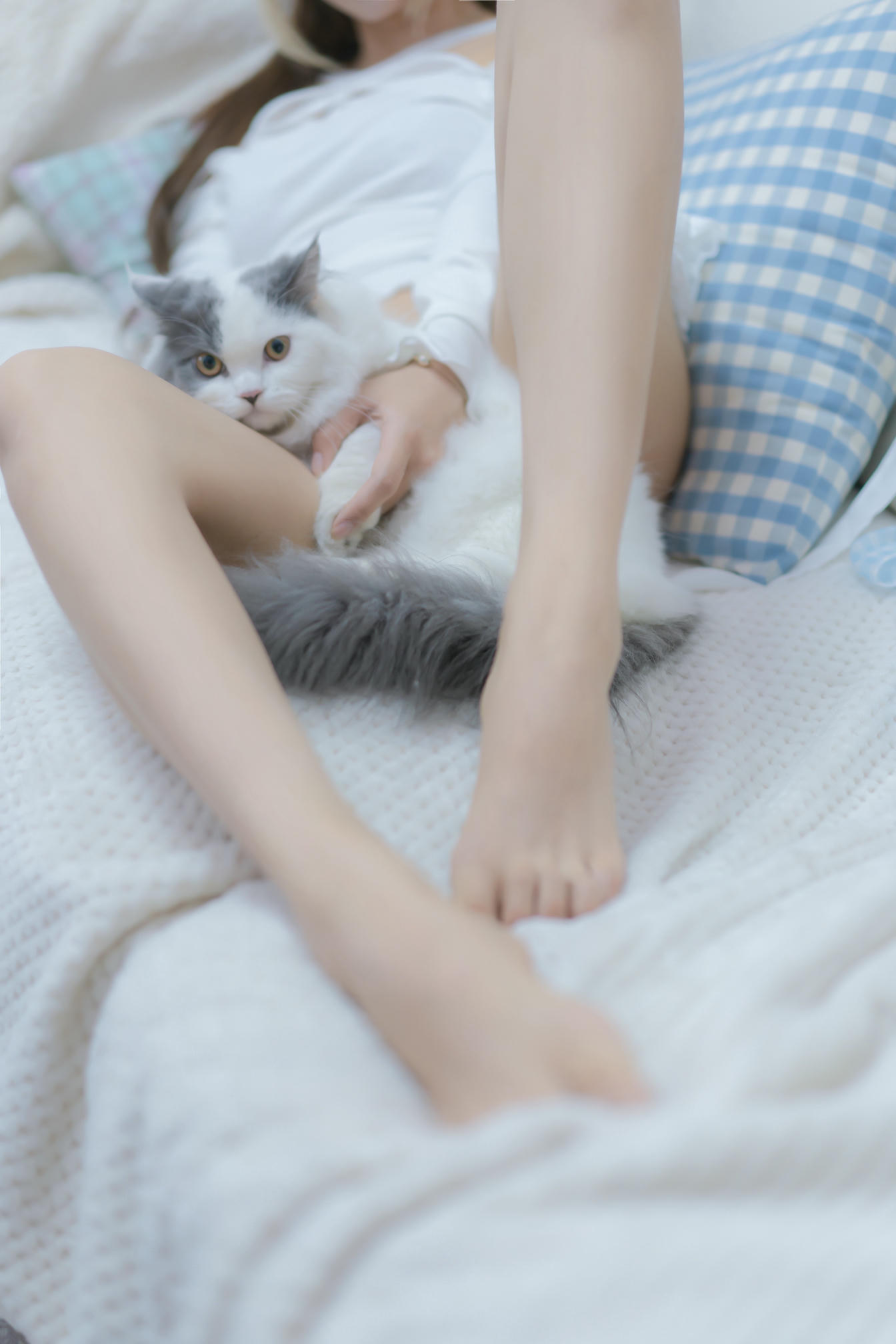 过期米线线喵 NO.114 我和猫 [90P-114MB]_第1集