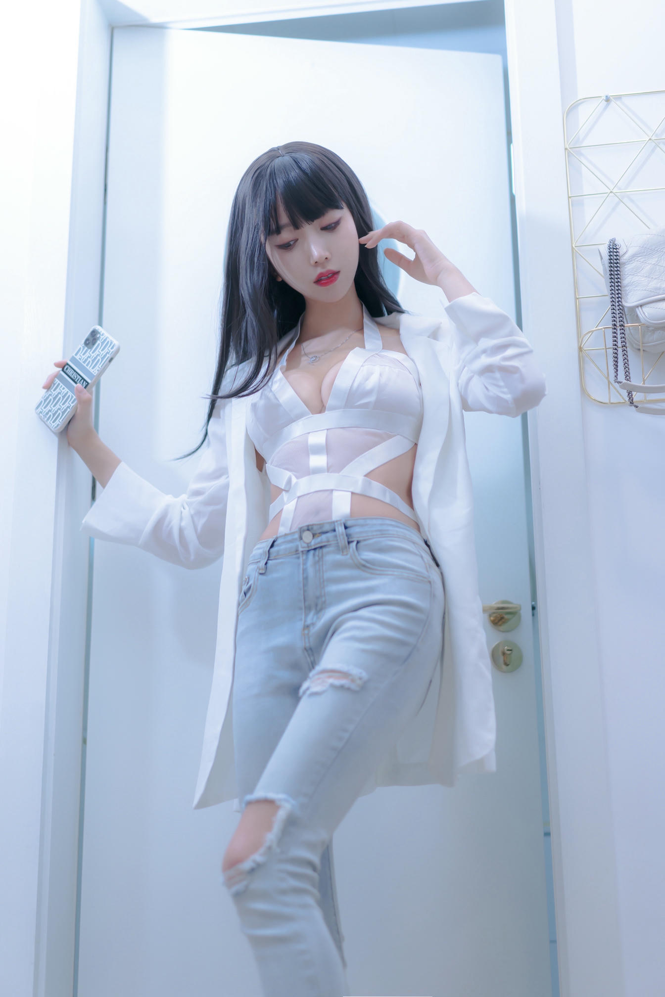 过期米线线喵 NO.118 米线的休息日 [75P-72MB]_第2集