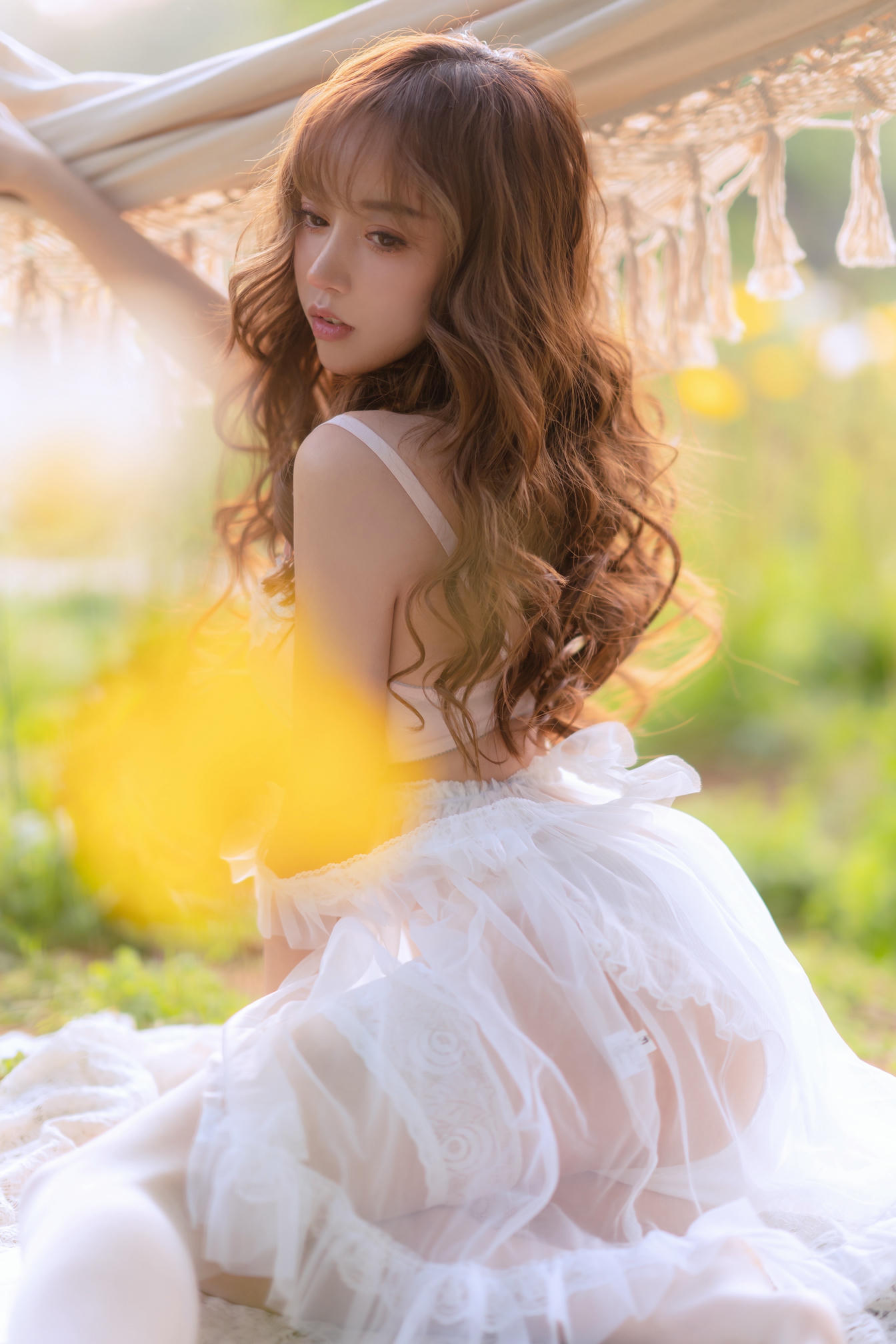过期米线线喵 NO.121 夏日限定 – 吊床 [52P-95MB]_第3集