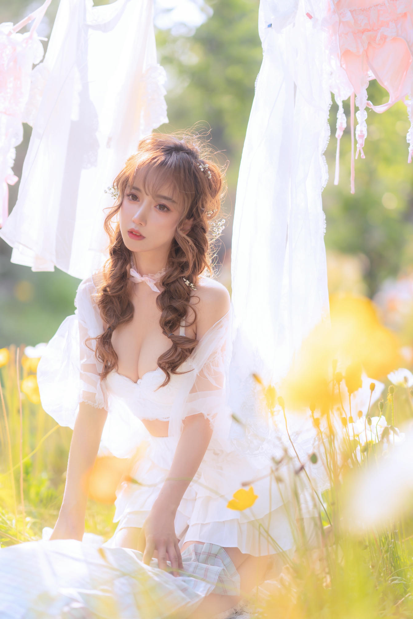 过期米线线喵 NO.122 夏日限定 – 晒衣服 [41P-76MB]_第1集