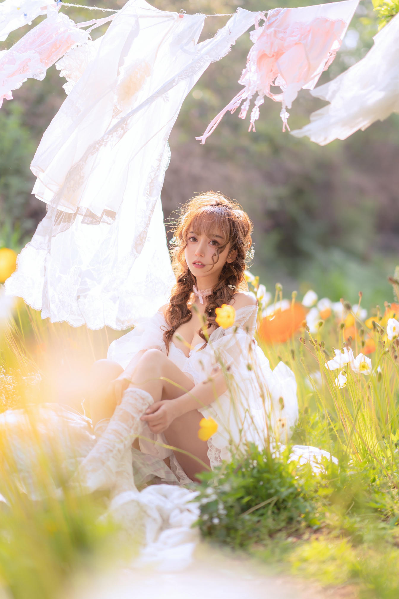 过期米线线喵 NO.122 夏日限定 – 晒衣服 [41P-76MB]_第2集