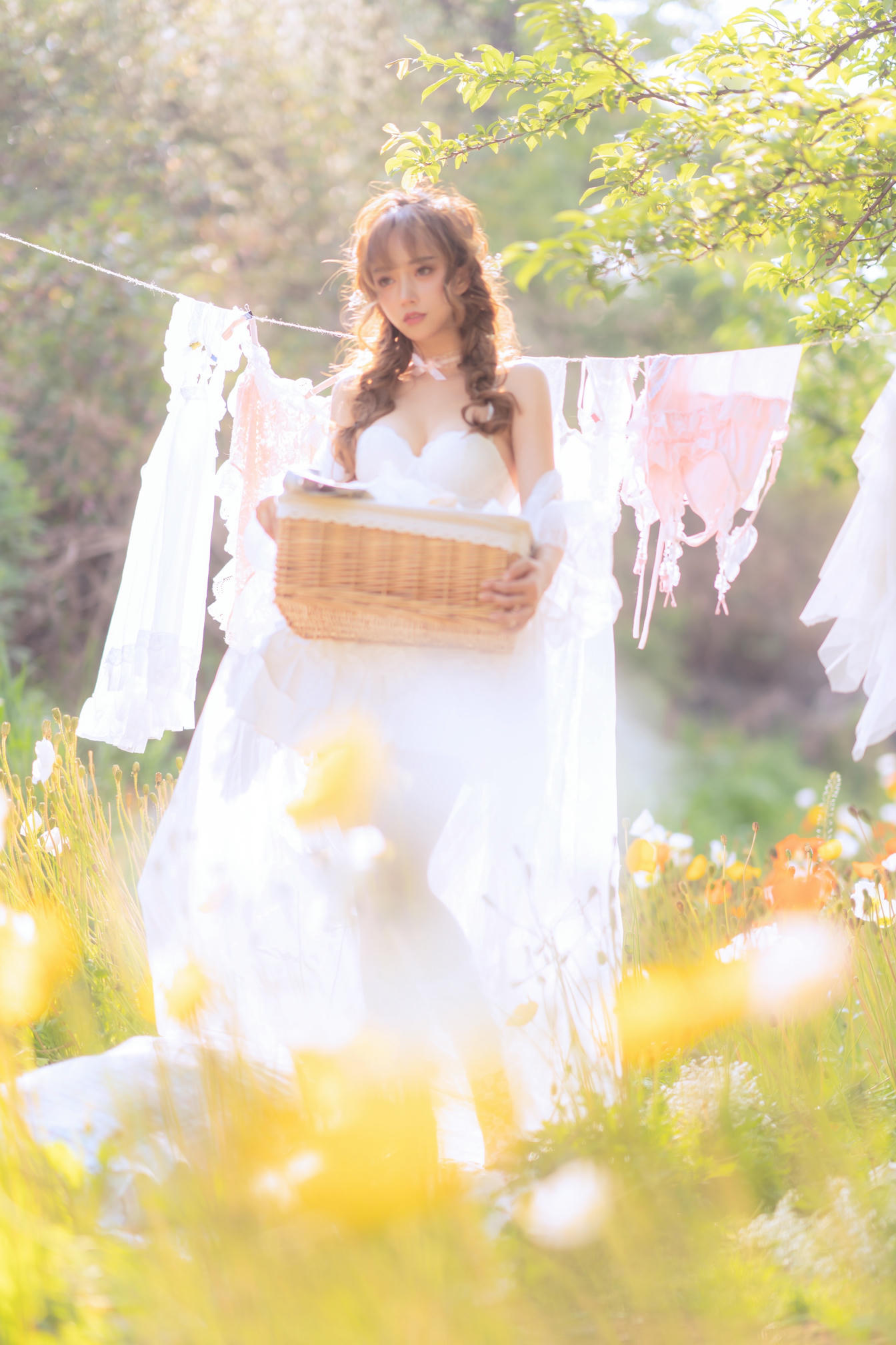 过期米线线喵 NO.122 夏日限定 – 晒衣服 [41P-76MB]_第2集