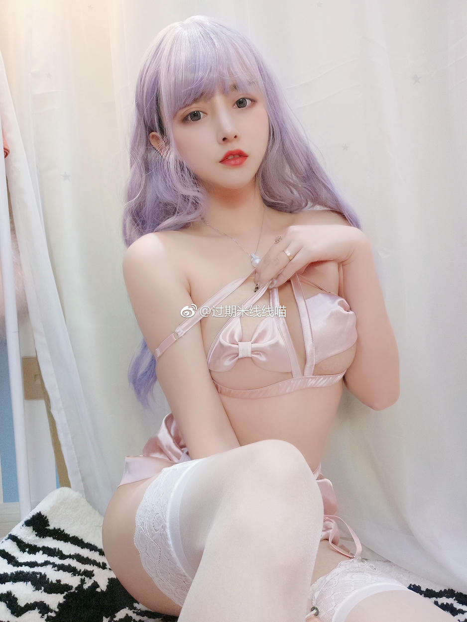 过期米线线喵 NO.013 粉色有动态图 [22P-54MB]_第1集