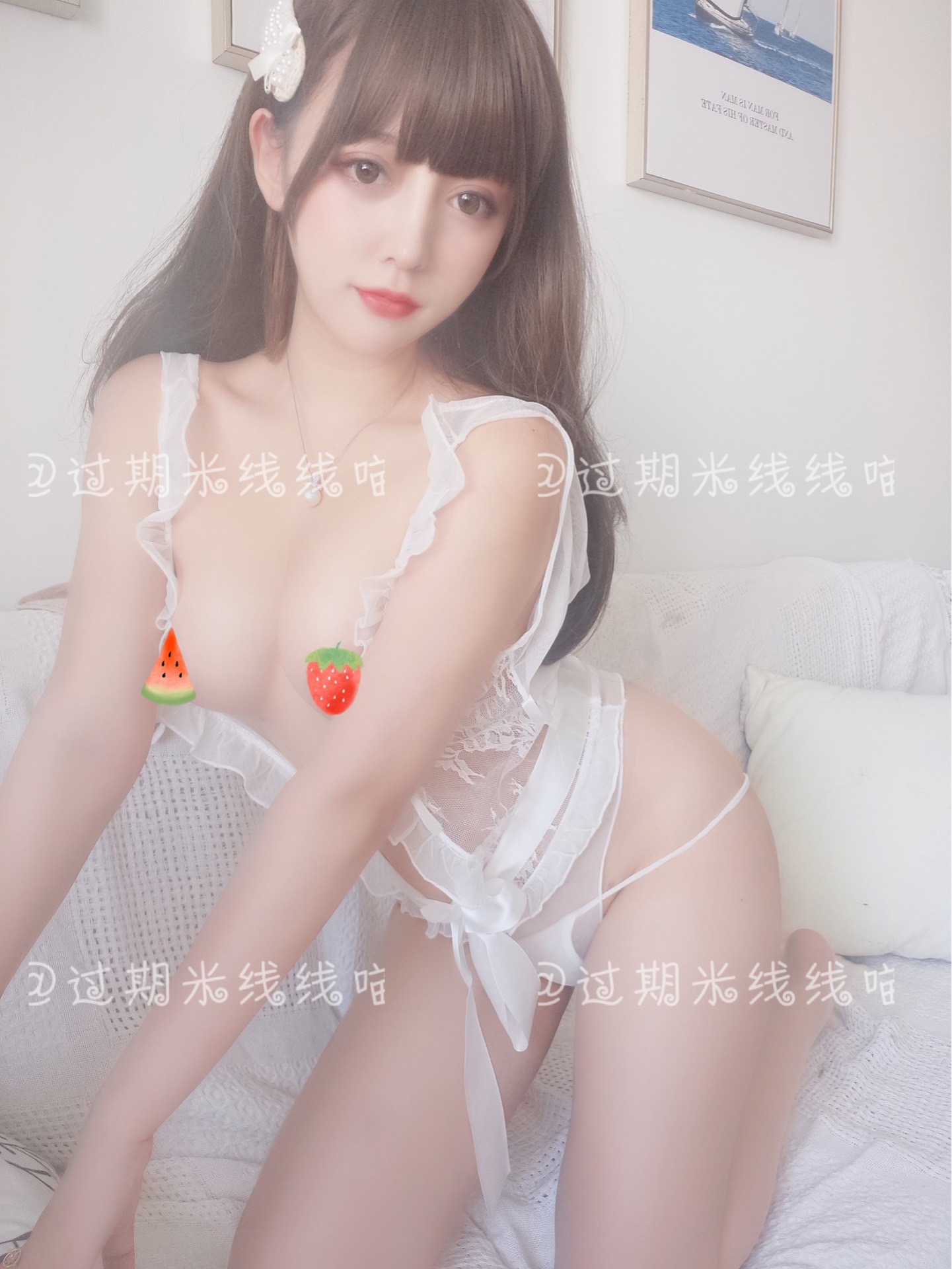 过期米线线喵 NO.131 情趣透明女仆装_第1集