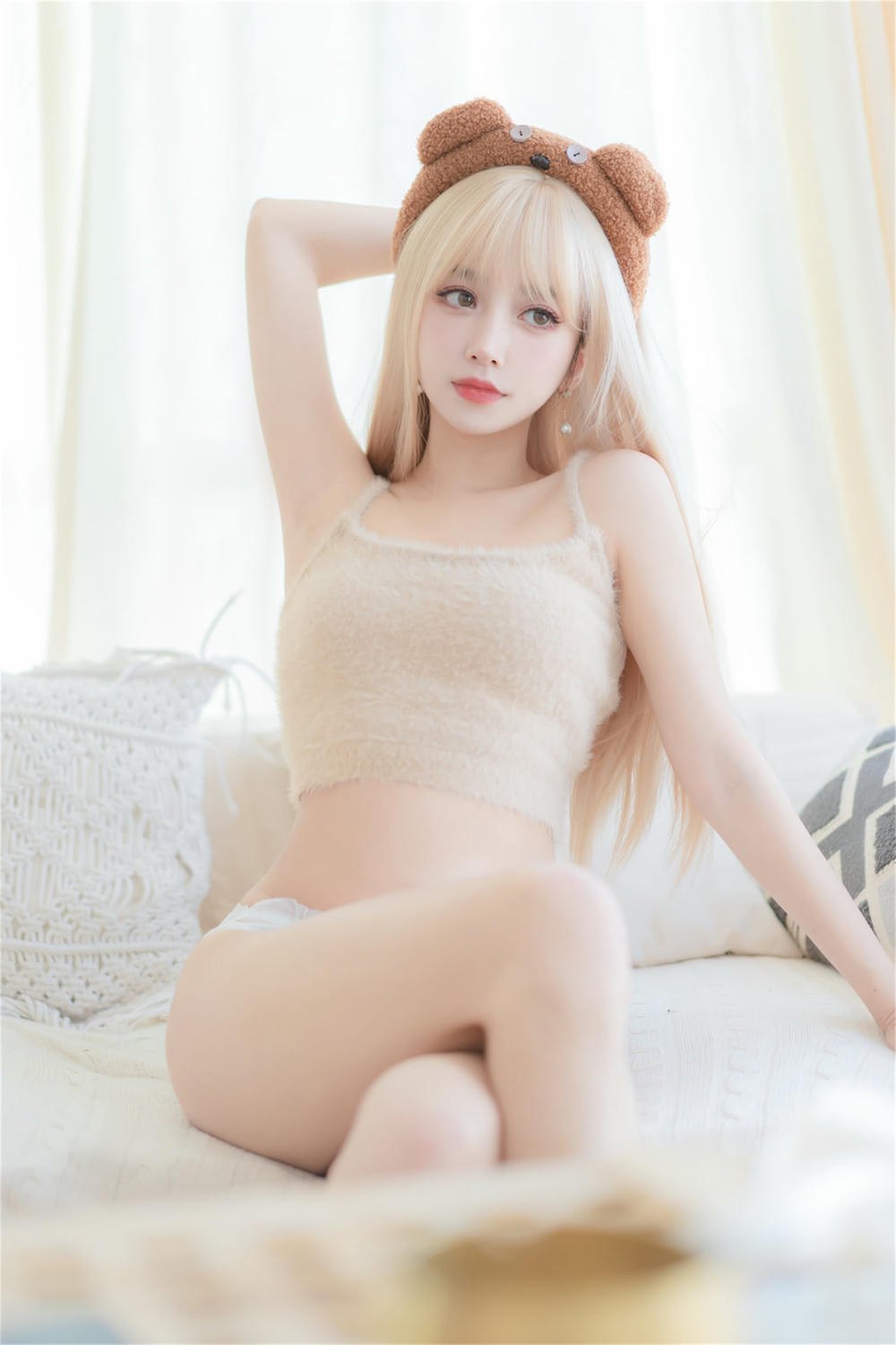 过期米线线喵 NO.148 小熊软糖 [66P 117MB]_第2集