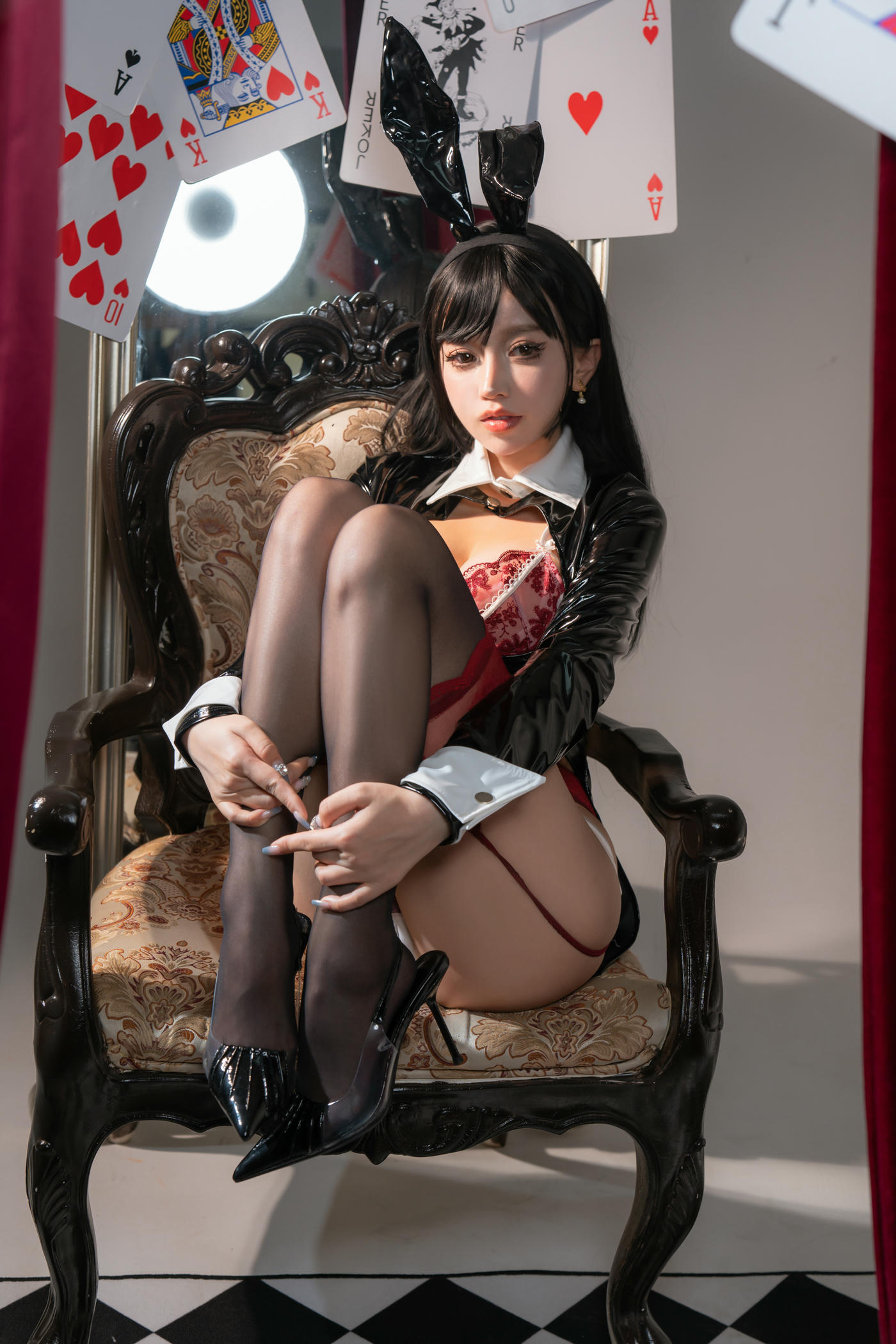 过期米线线喵 NO.157 生日贺图 兔女郎[50P-440MB][50P-440M]_第2集