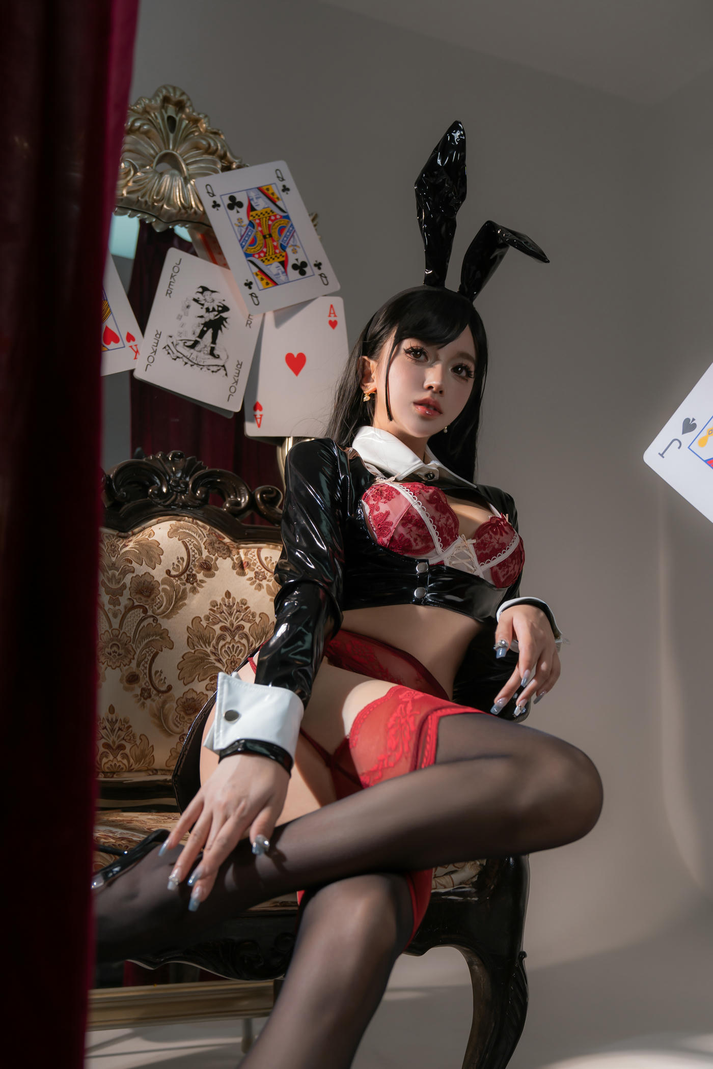 过期米线线喵 NO.157 生日贺图 兔女郎[50P-440MB][50P-440M]_第2集