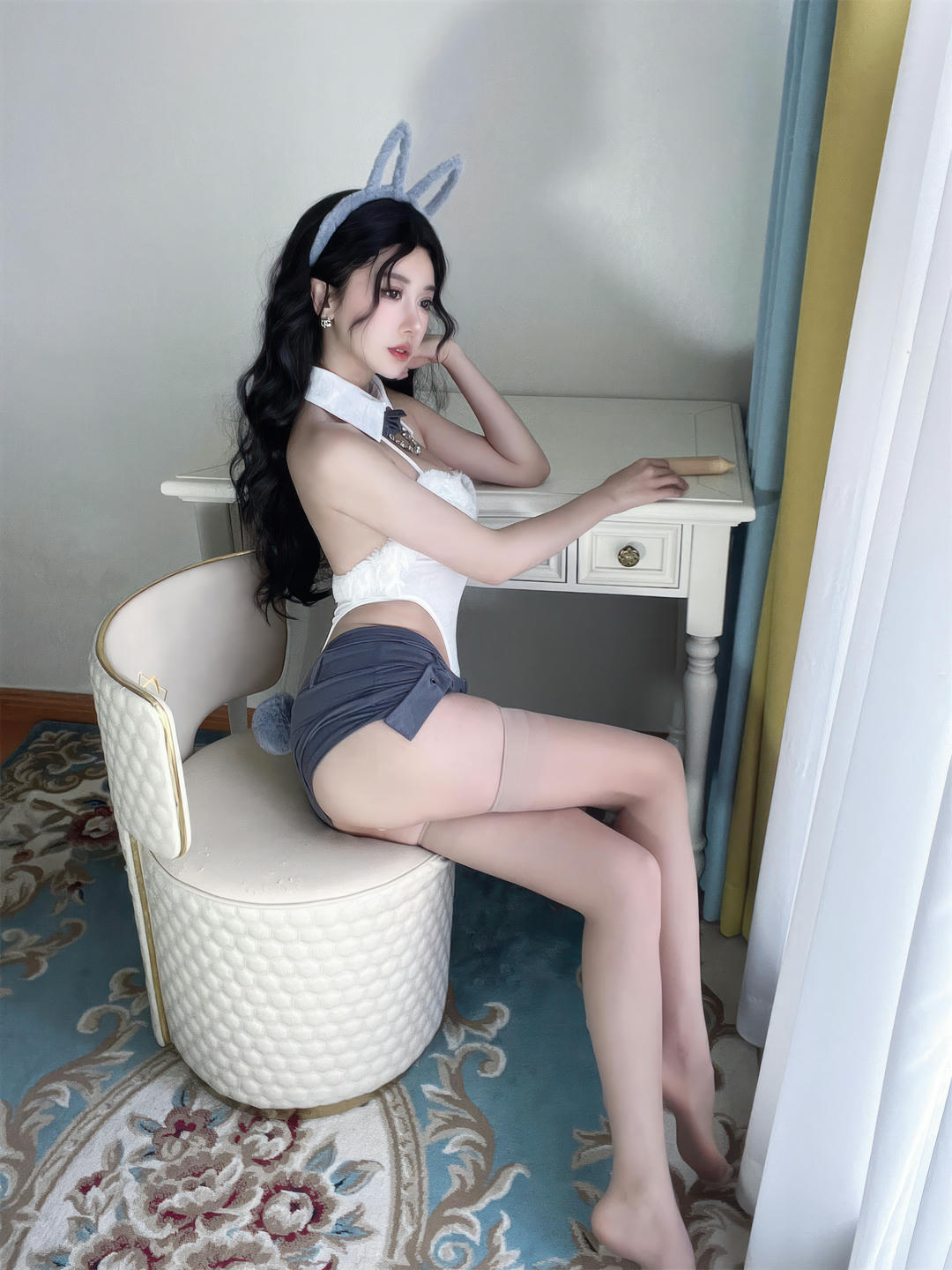 过期米线线喵 NO.163 失落兔兔 [34P 128MB]_第1集